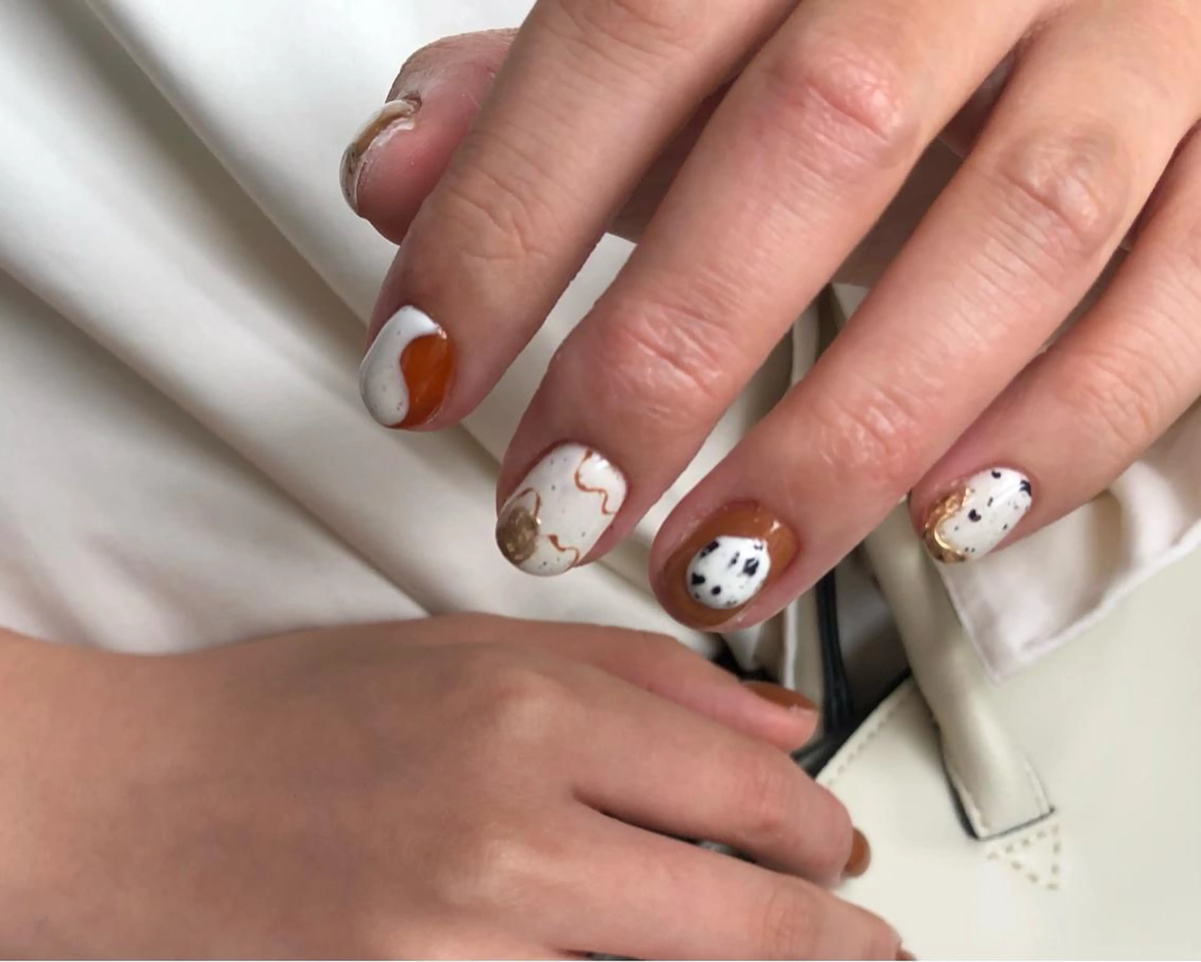 ネイル ショートネイル ハンドネイル ハンドケア le'a moe KONAMIのネイルデザイン