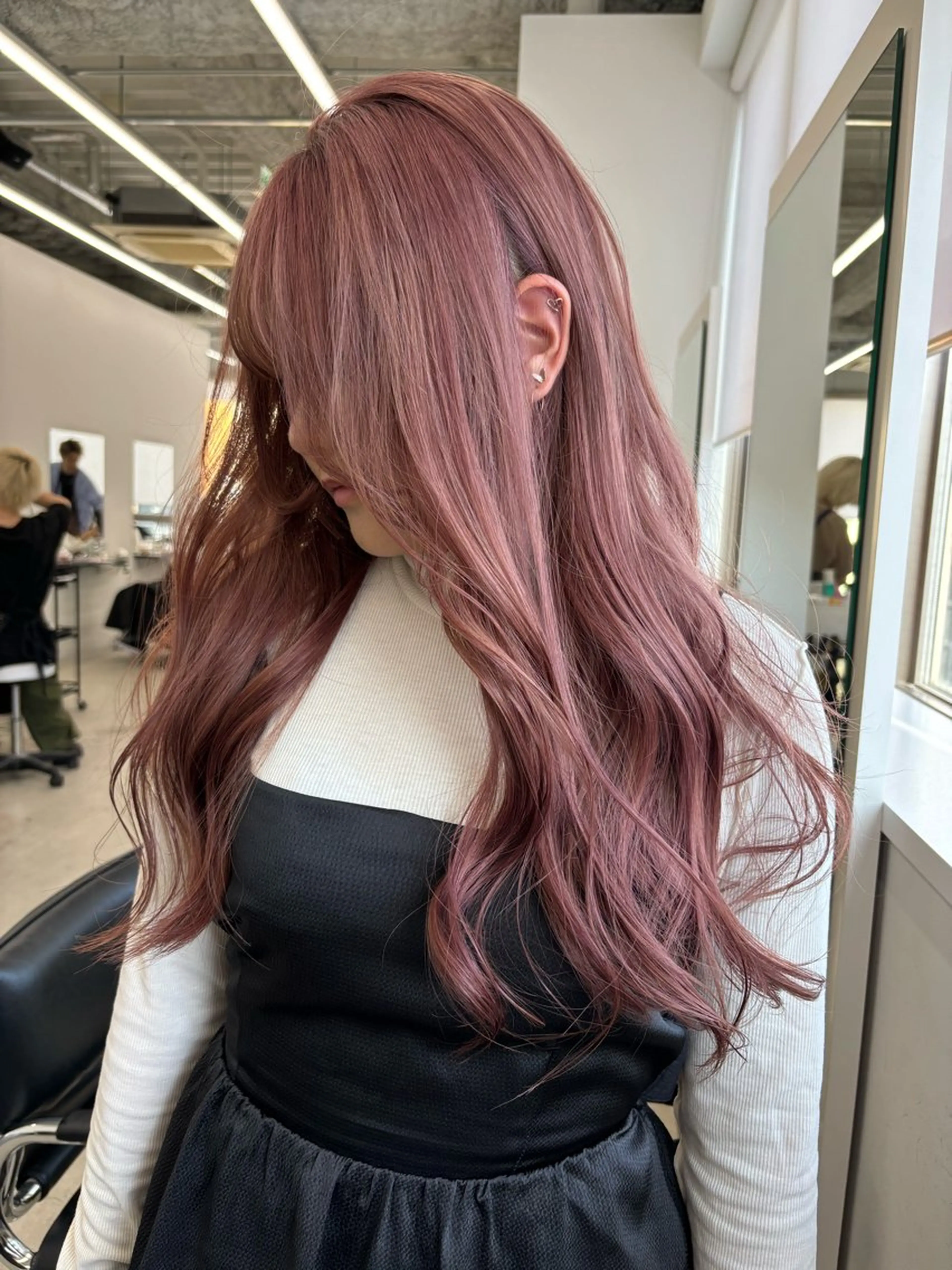 ロング ロング 原田 瑠月のヘアスタイル