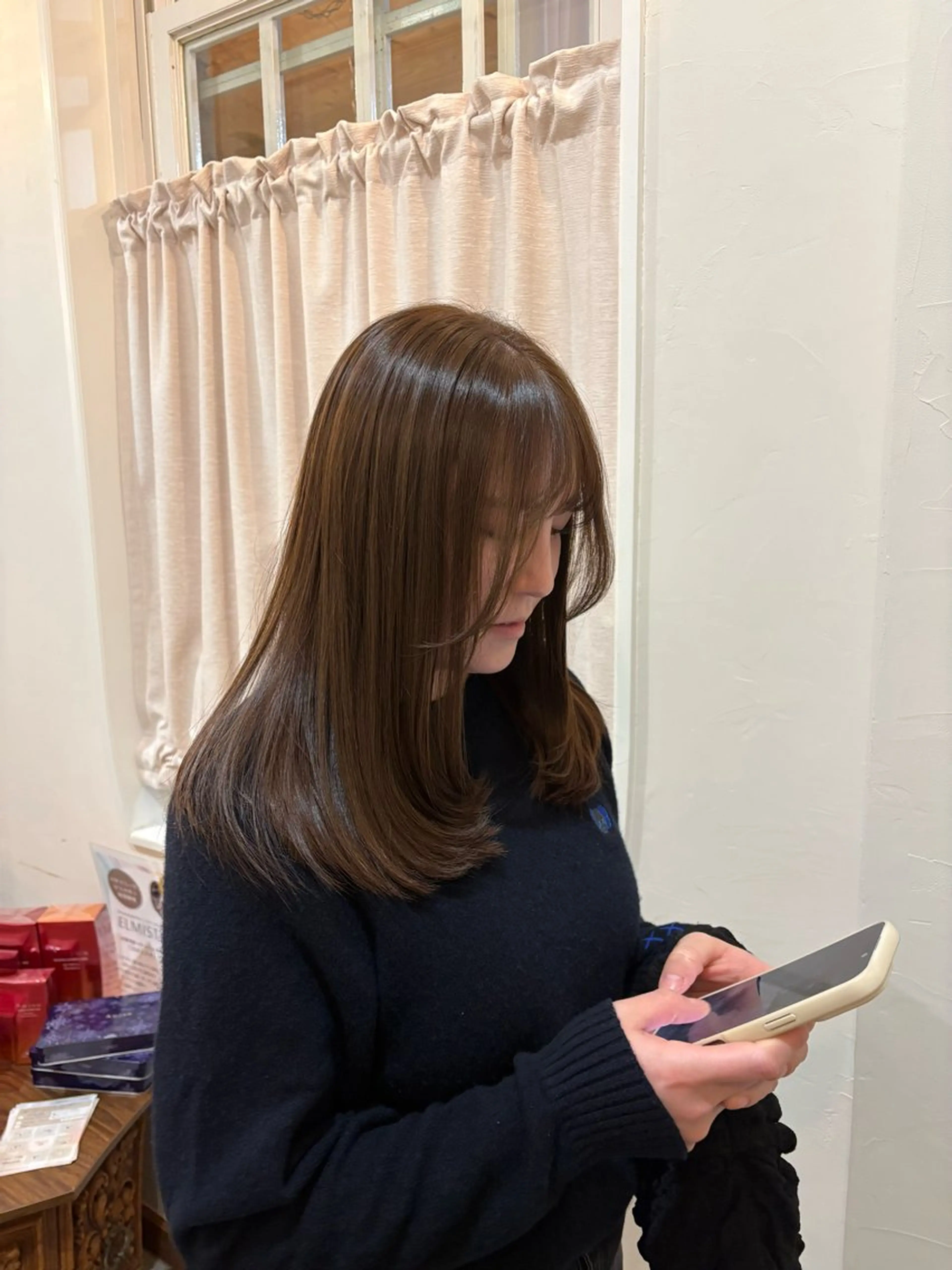 カットイルミナカラー潤いAJトリートメント🩵の写真