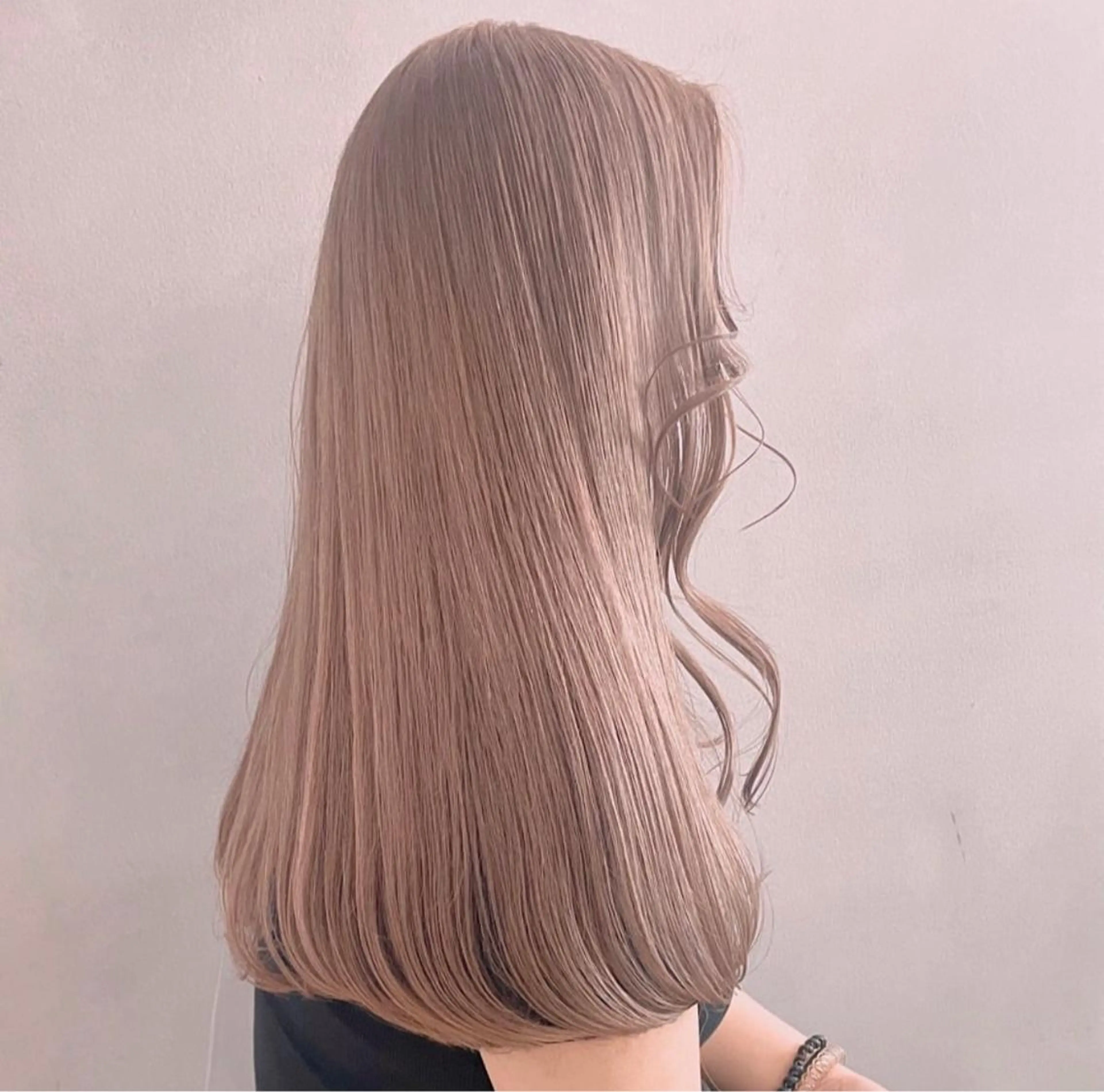 ロング カラー ピンクカラー 店長 こうすけのヘアスタイル