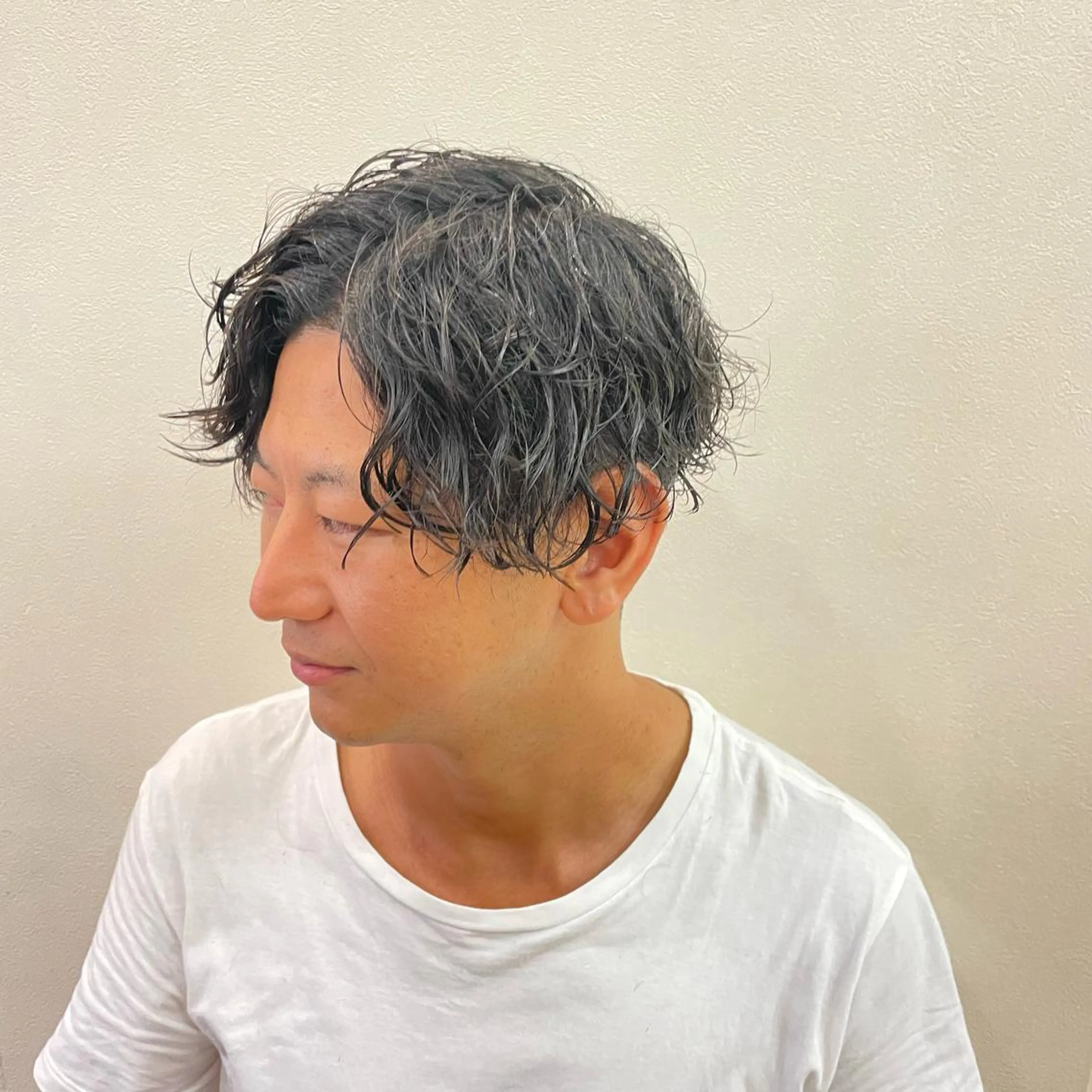 ショート パーマ メンズ カット パーマ トリートメント 💈メンズパーマ💈 ナカザワ　　リョウのヘアスタイル