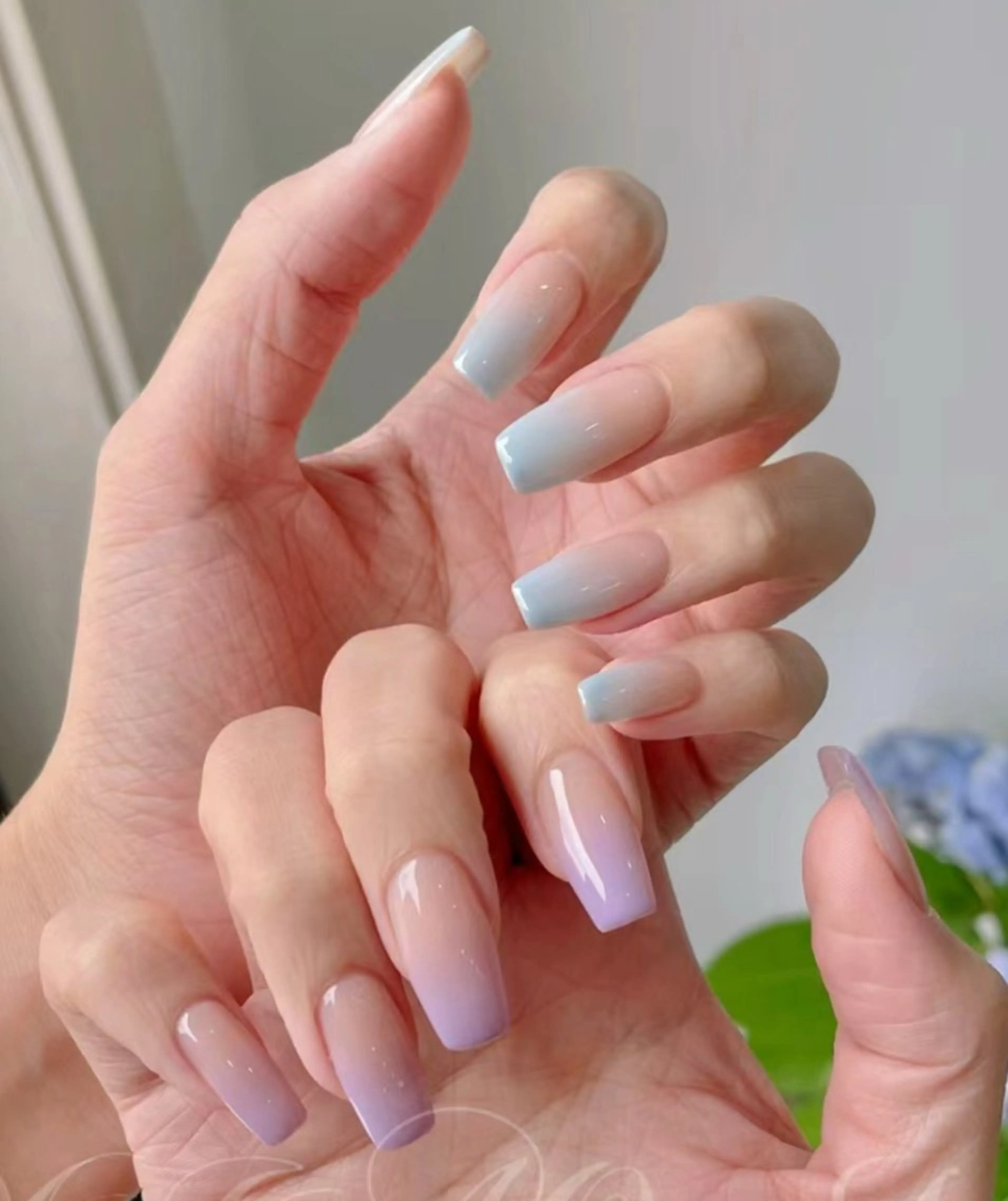 ネイル グラデーション ワンカラーネイル ハンドネイル 京 美人のネイルデザイン