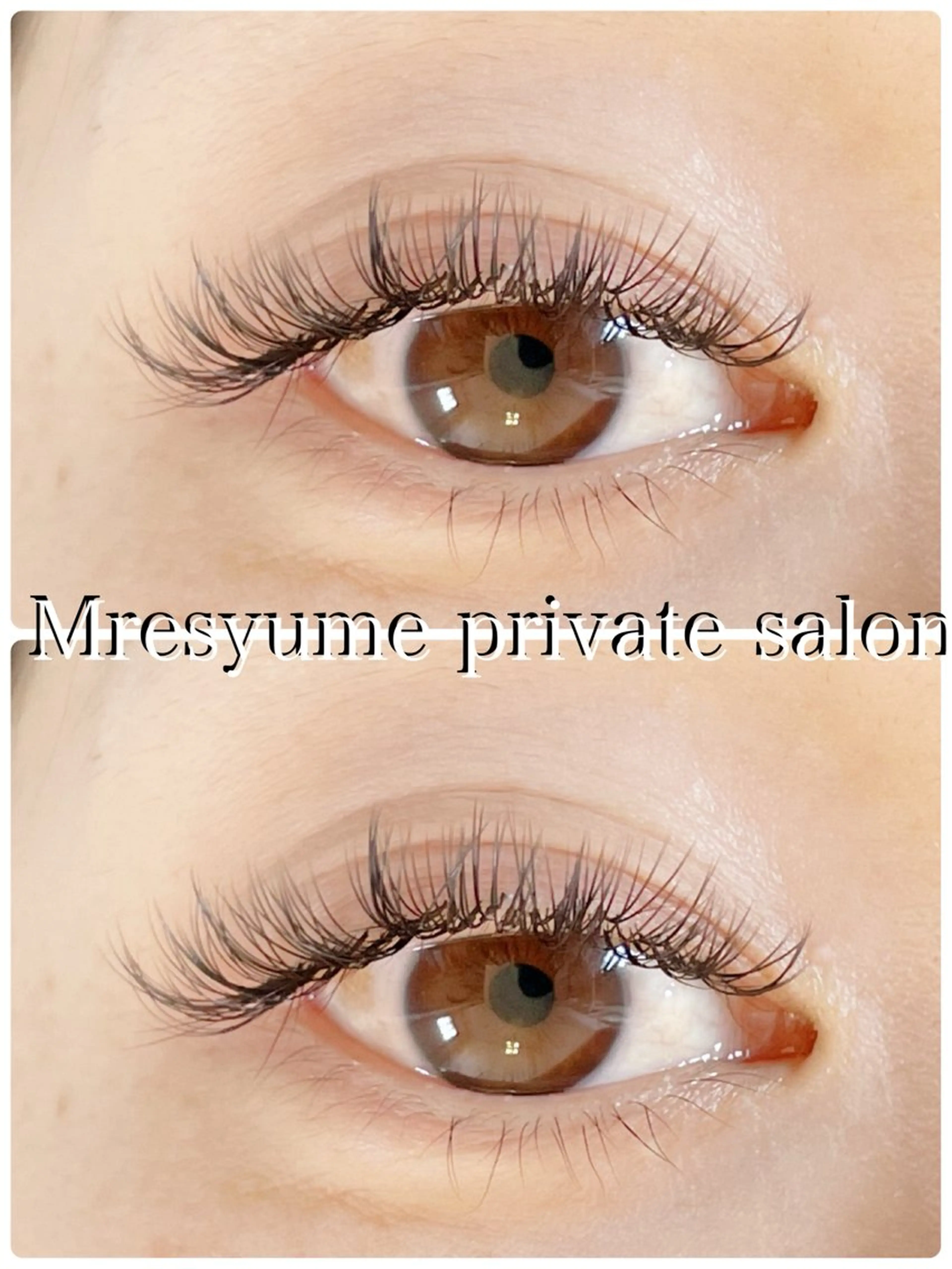 マツエク・マツパ Mresyume MAYUのマツエク・マツパデザイン