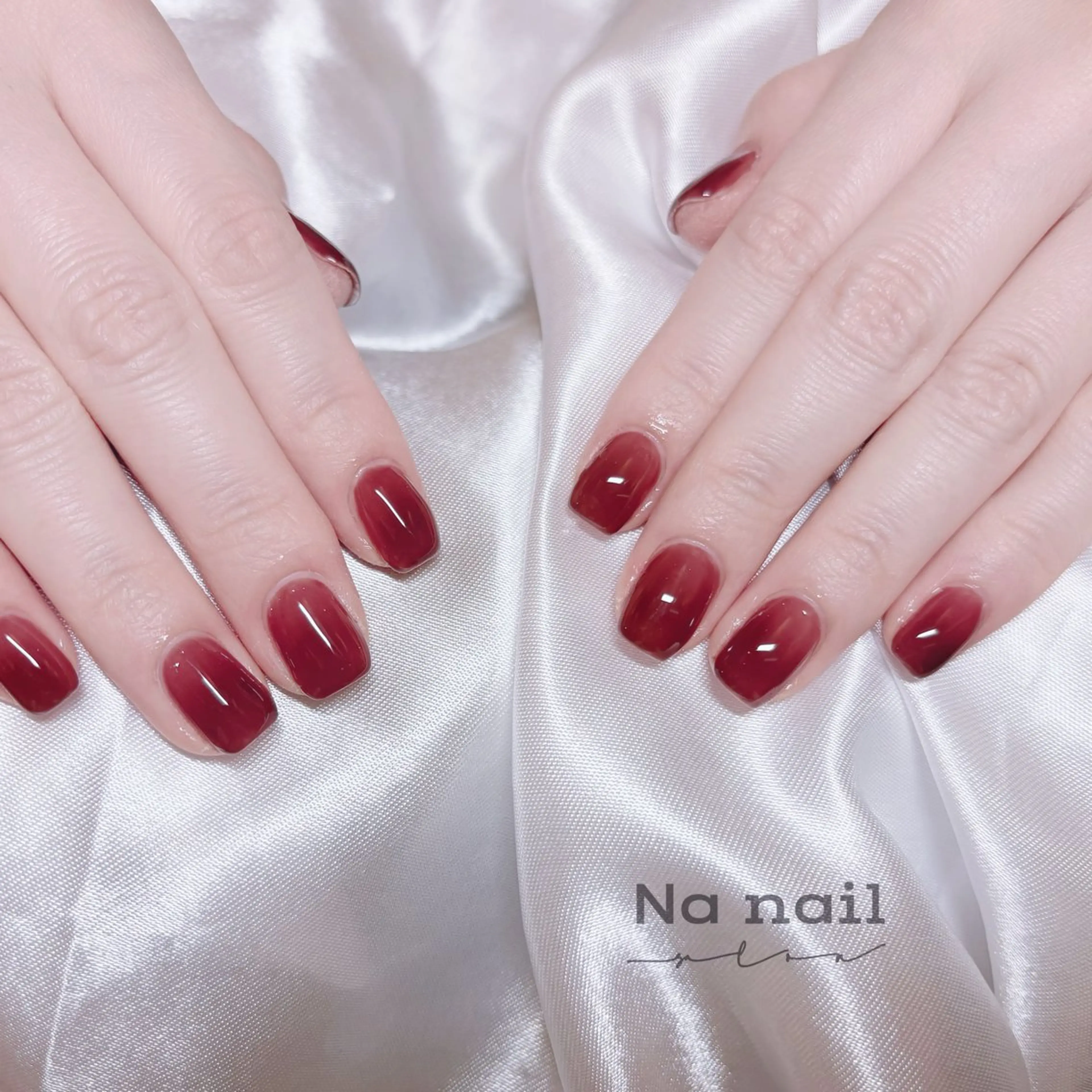 ネイル チークネイル フラッシュネイル フレンチネイル ジェルネイル グラデーション ハンドネイル CC Nail 高田馬場のネイルデザイン