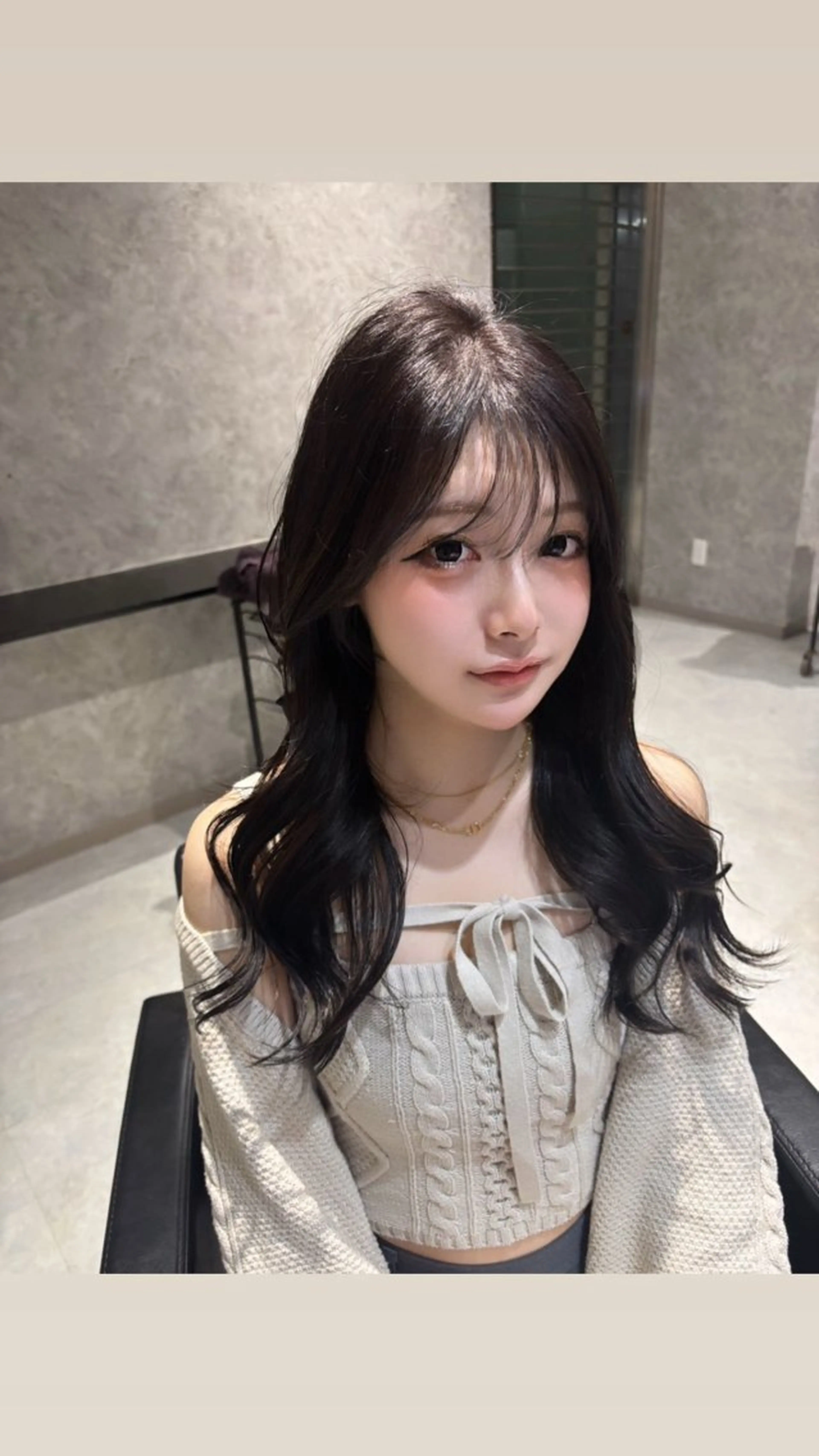 ロング カット ヘアカラー トリートメント ハイトーン ／ レイヤー/吉田陸斗のヘアスタイル