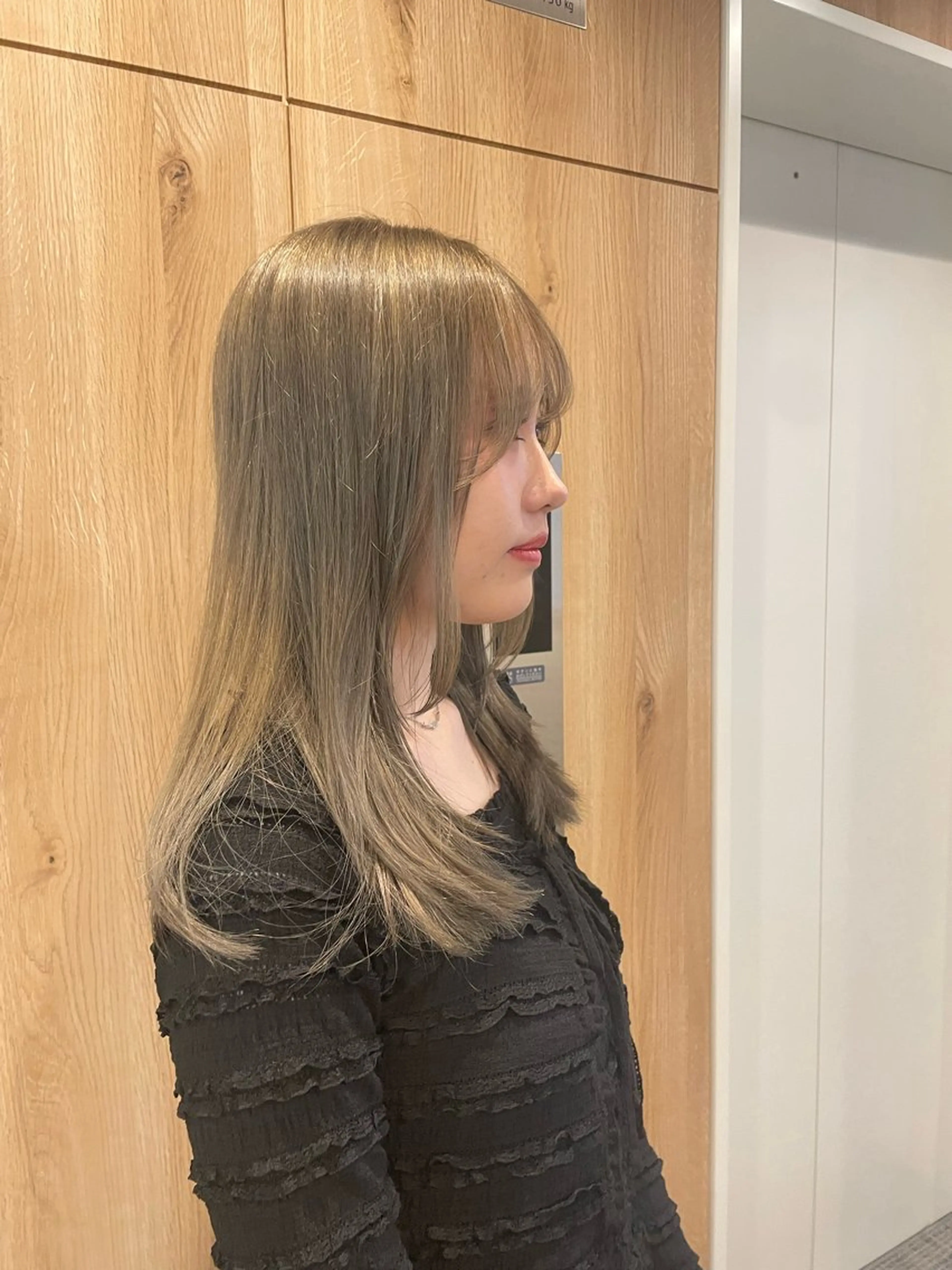 カラー tsuki /天王寺 /カラー/ボブカットのヘアスタイル