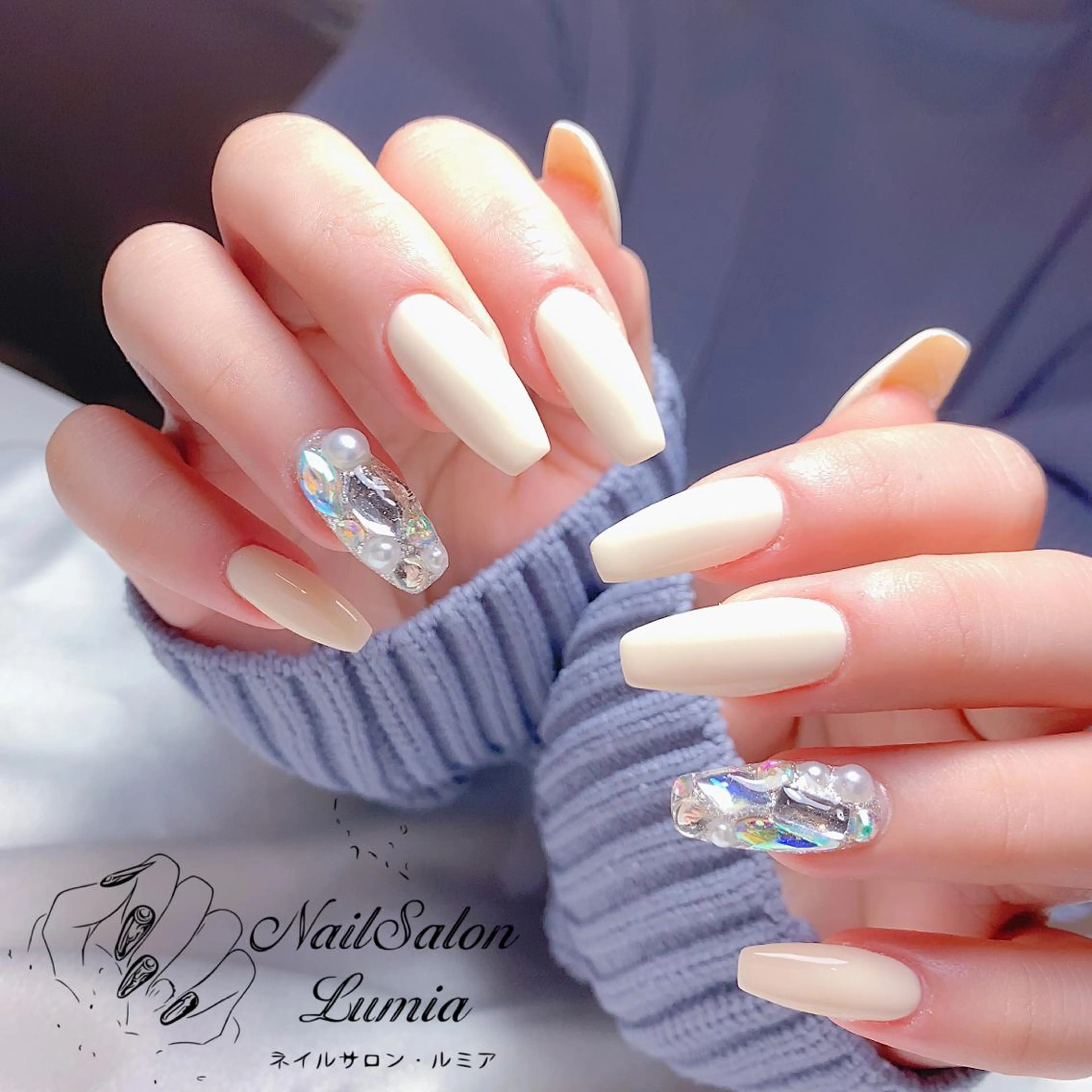 ネイル ハンドネイル ネイルサロン ルミア Lumia 店長のネイルデザイン