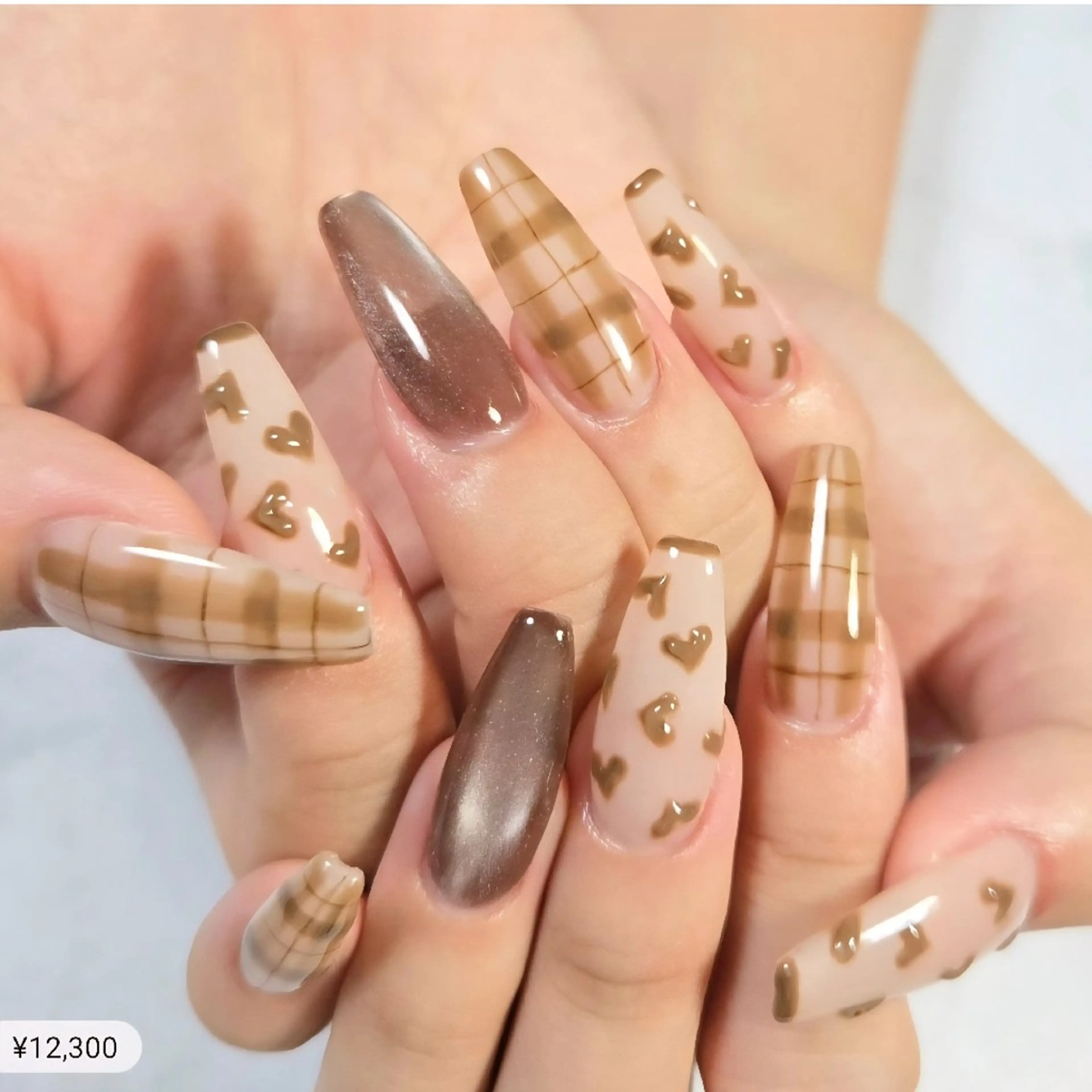 ネイル 長さ出し ネイルチップ ハンドネイル Nail Daisyのネイルデザイン