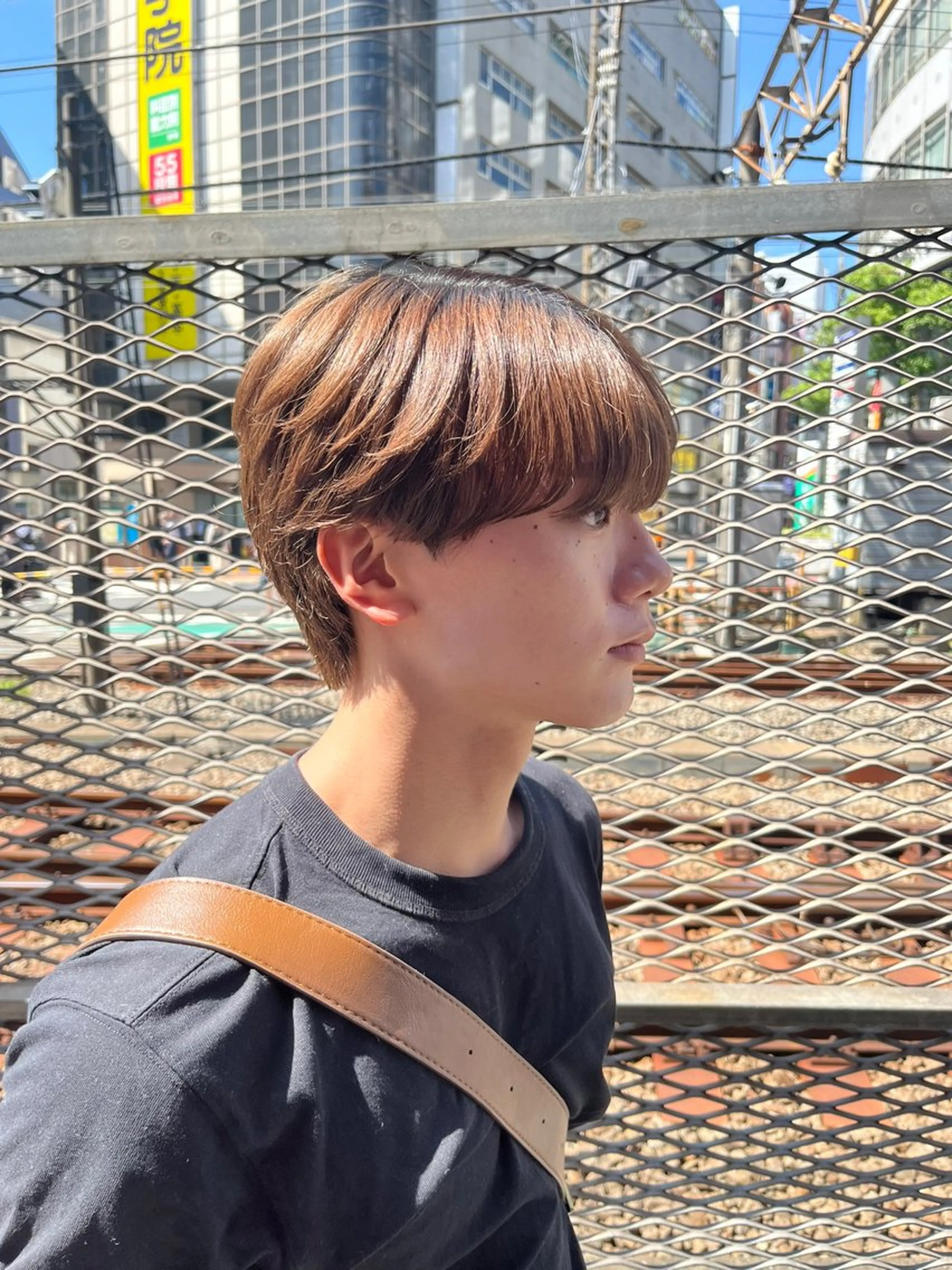 ショート メンズ マッシュ シースルーマッシュ カット 韓国メンズヘア/ 毛流れヘア　須田龍世のヘアスタイル