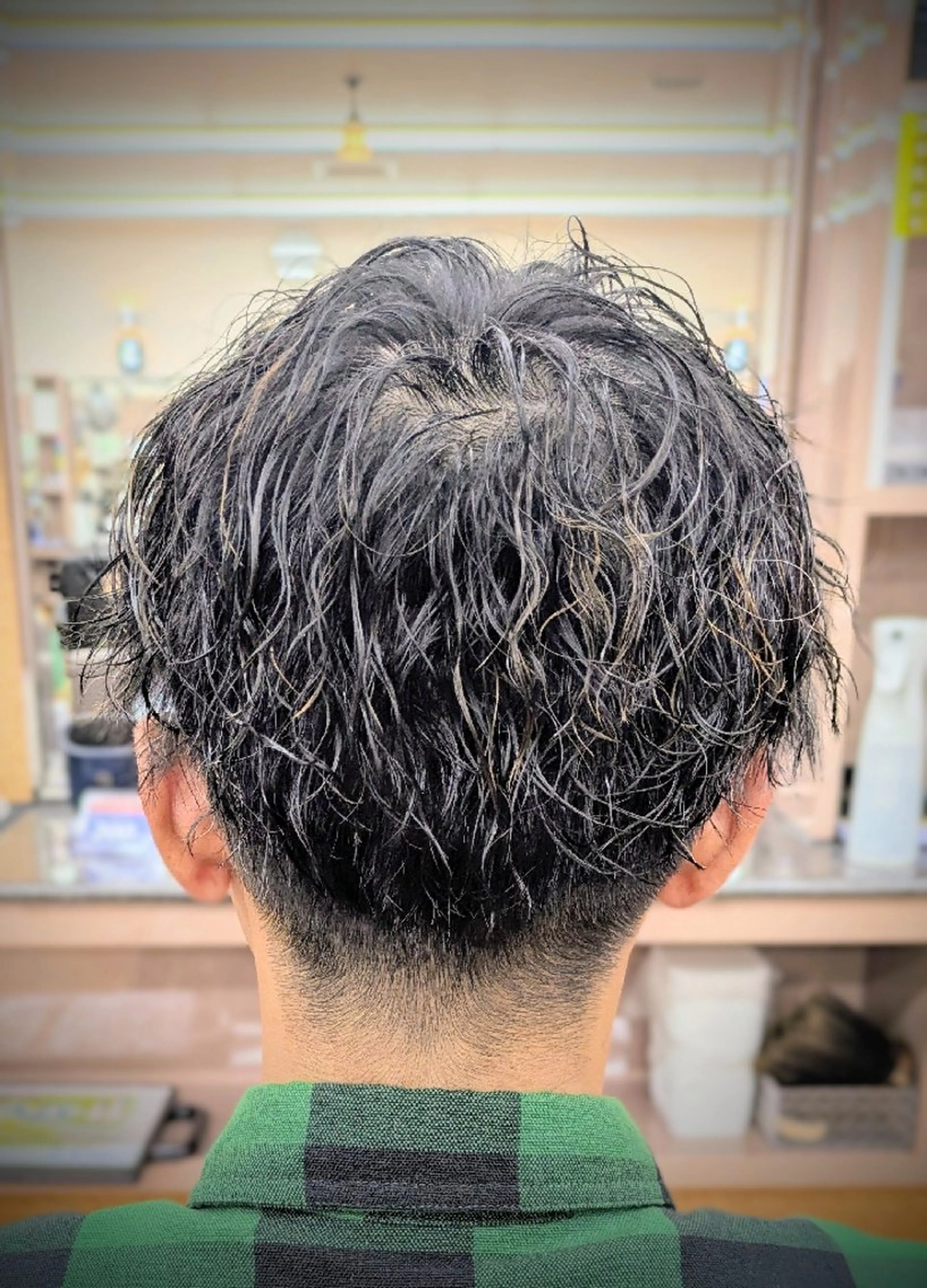 ショート パーマ 理容プラージュ燕三条 福井のヘアスタイル