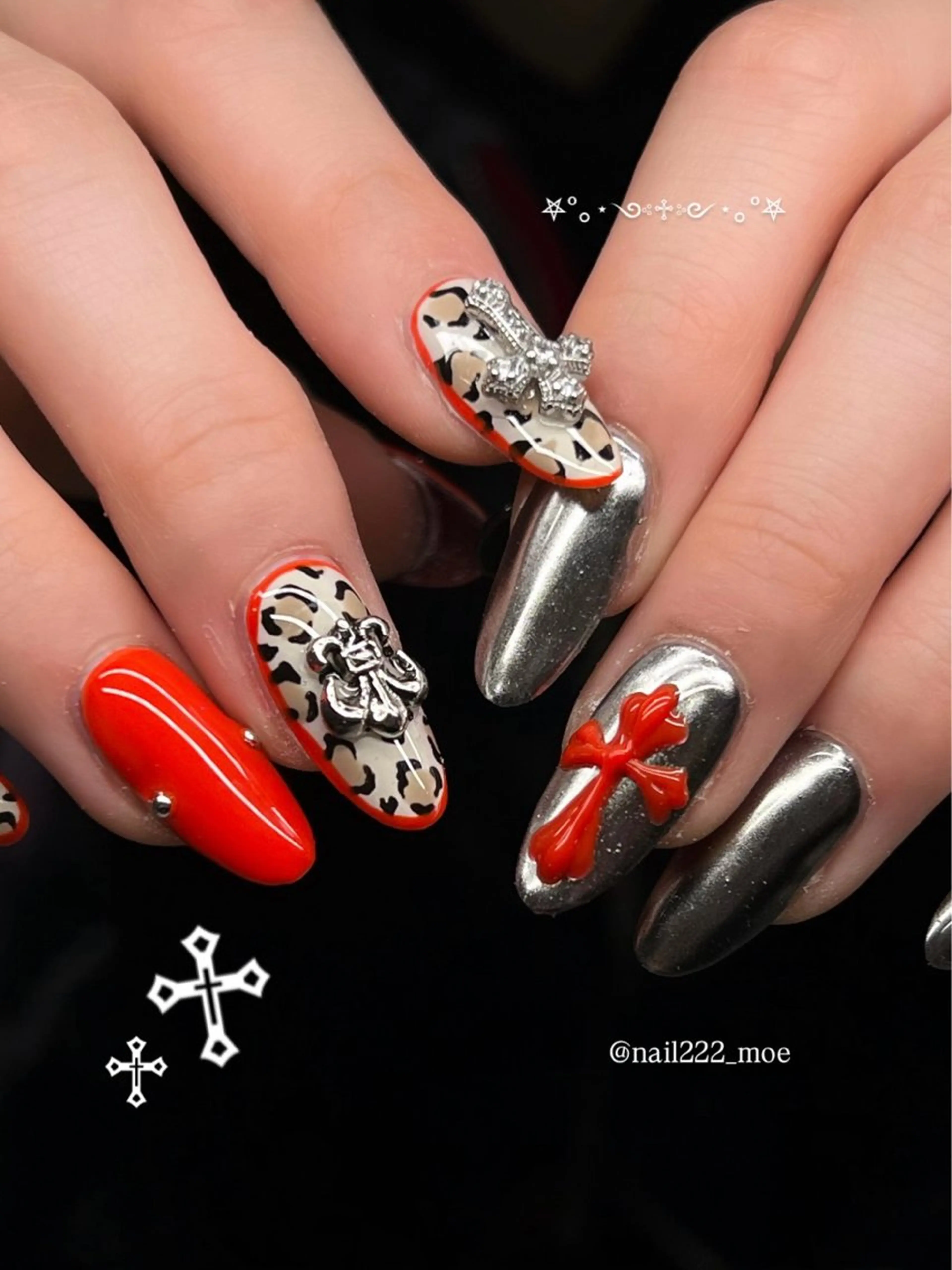 ネイル 韓国ネイル ワンホンネイル ハンドネイル ⟡.*222⋰˚☆ MöEのネイルデザイン