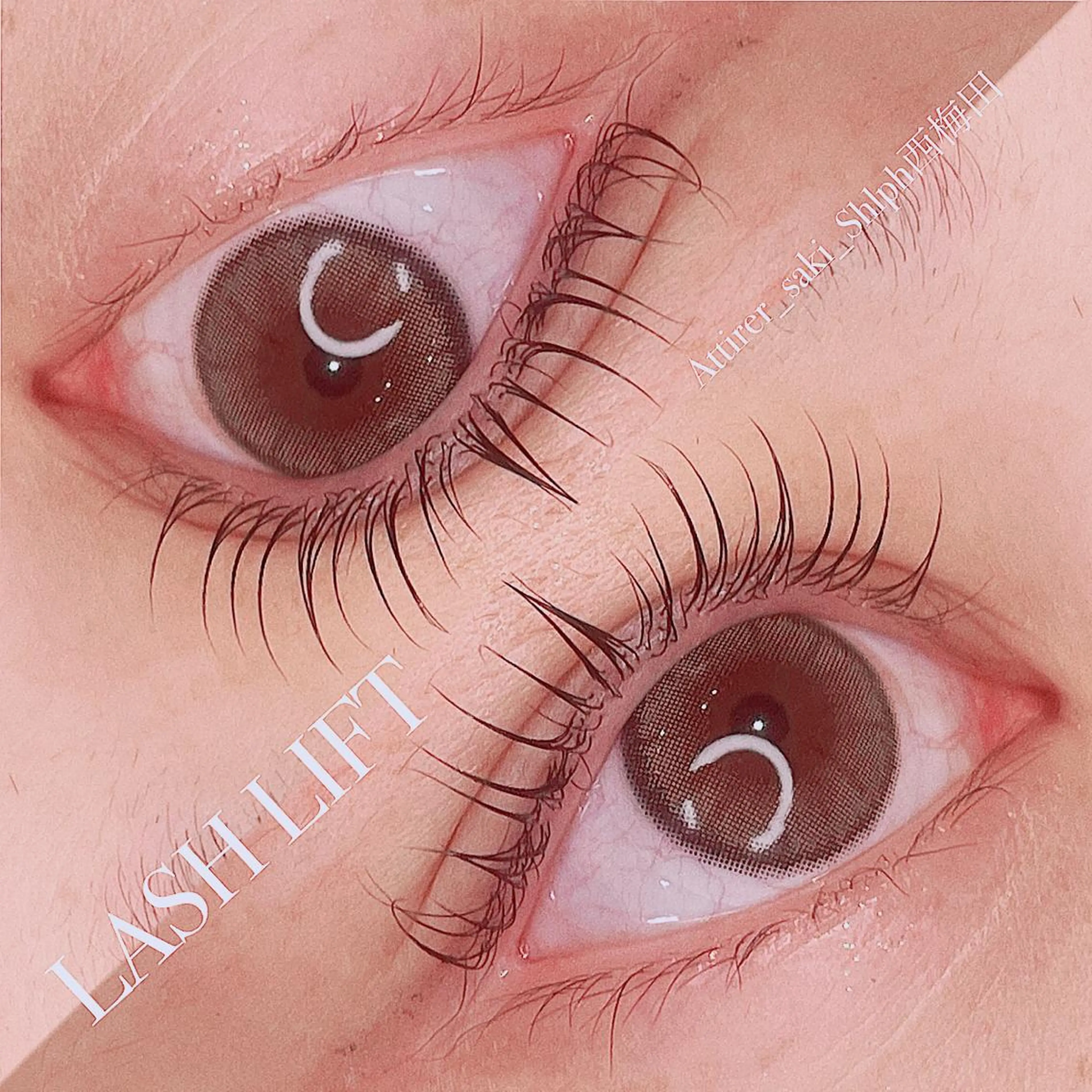 マツエク・マツパ マツパ 大阪梅田 SAKI 韓国風束感まつ毛のマツエク・マツパデザイン