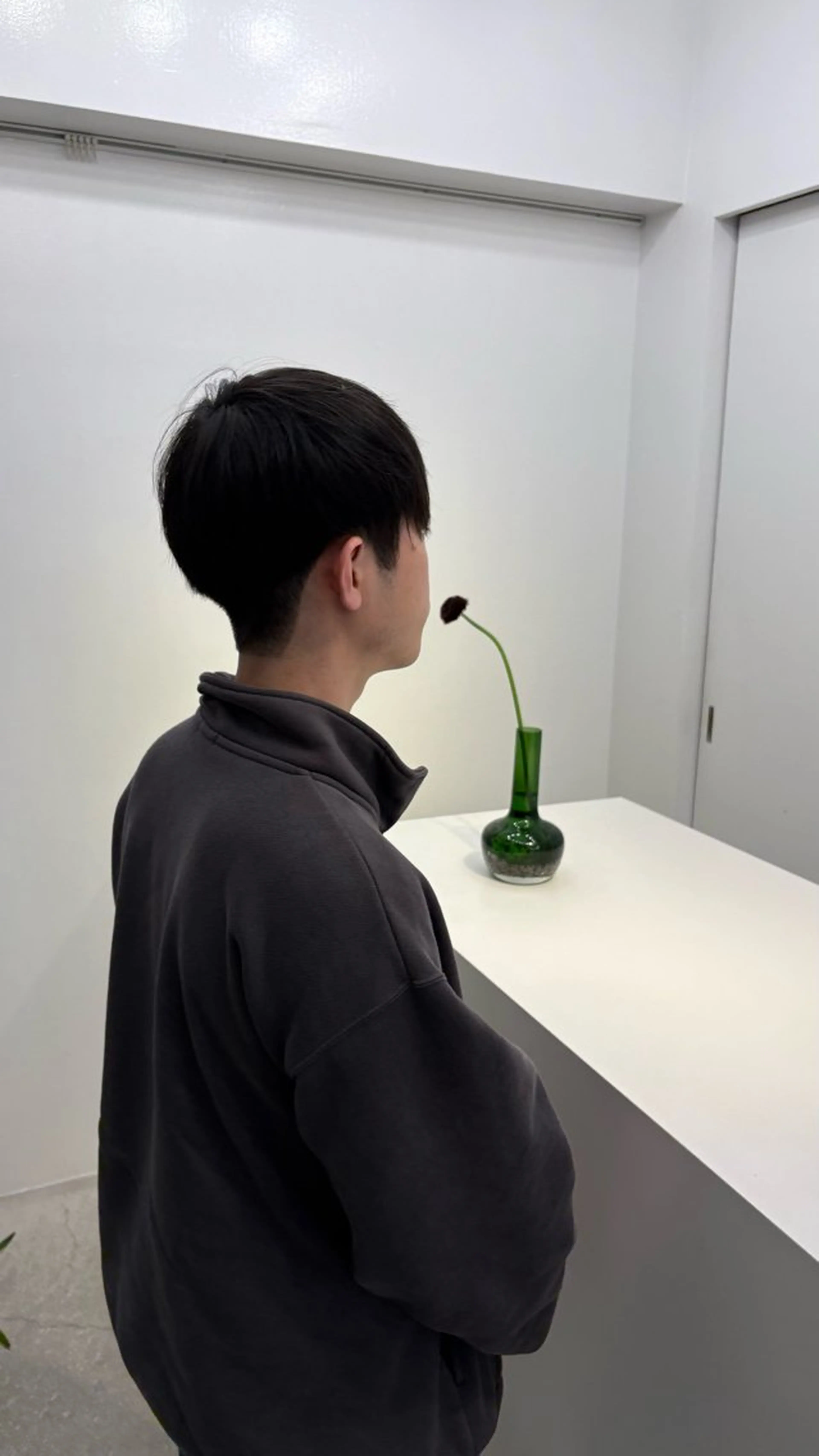 メンズ センターパート フェザーパーマ マッシュ メンズパーマ 刈り上げ Hair Salon LUCEY所属・メンズカット/パー マ/川越/成田最のヘアスタイル