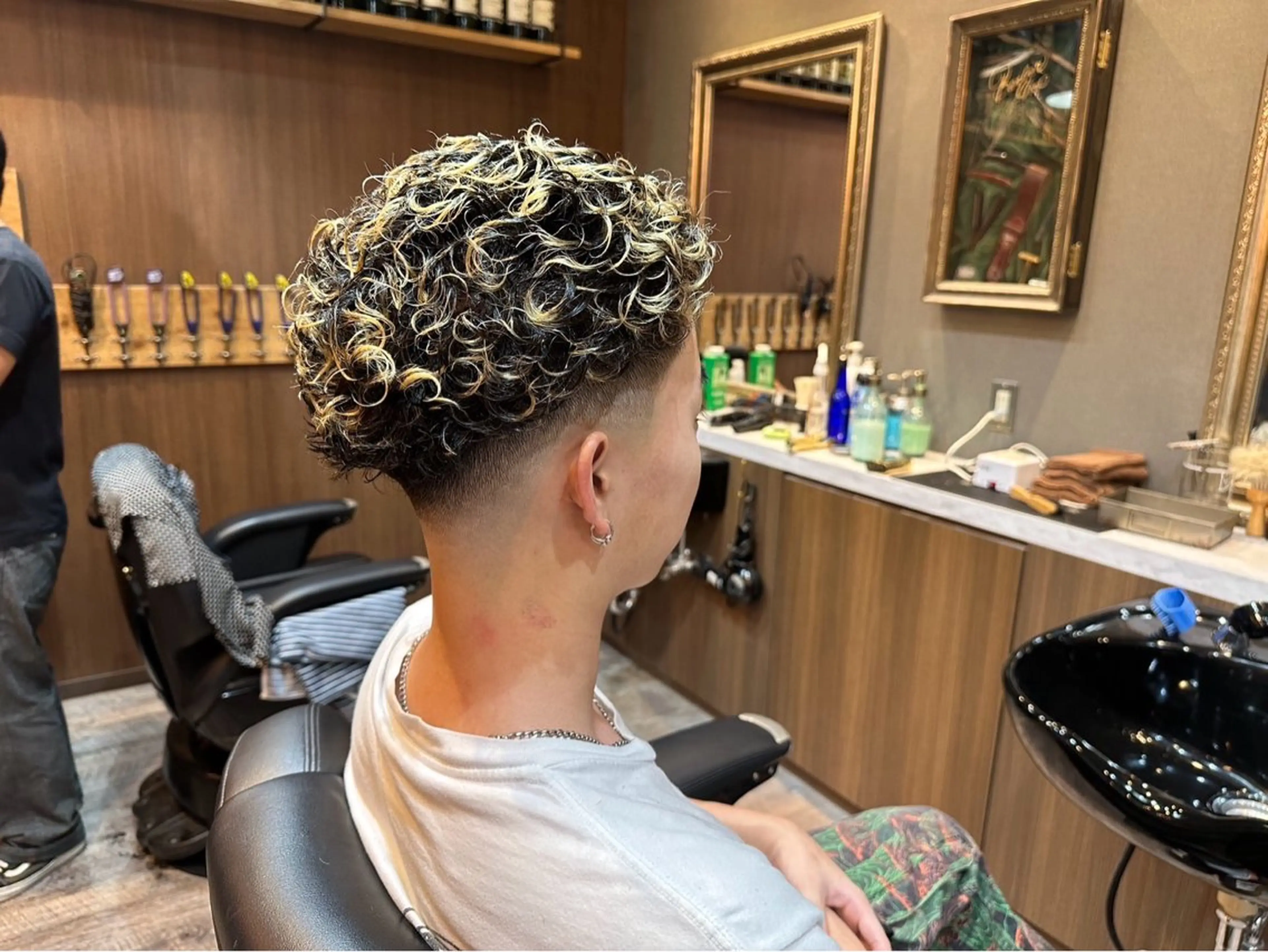 ショート パーマ メンズ 💈メンズカット 💈とーごのヘアスタイル