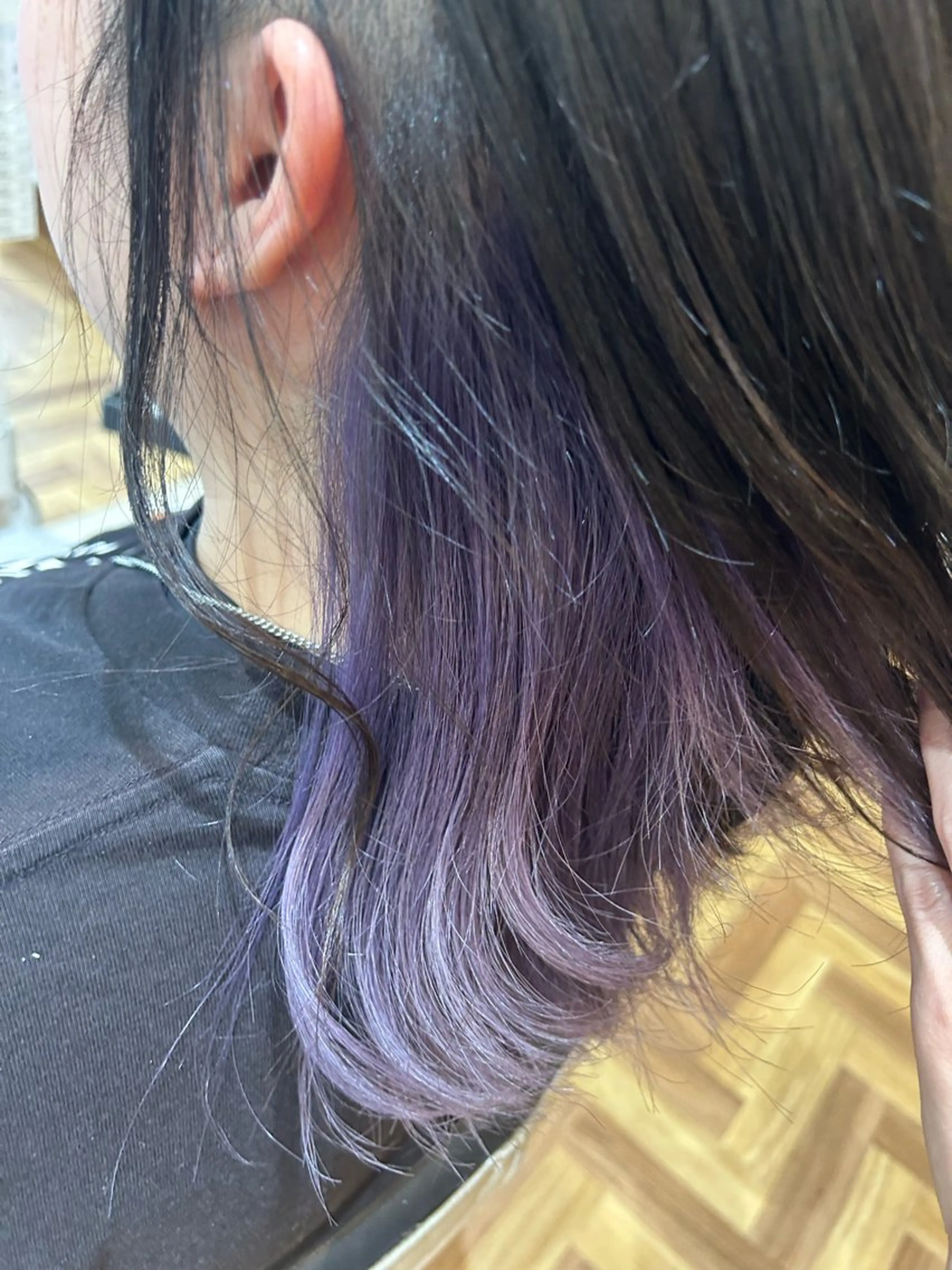 ミディアム カラー ブリーチ グラデーションカラー ヘアカラー 福森 みずきのヘアスタイル