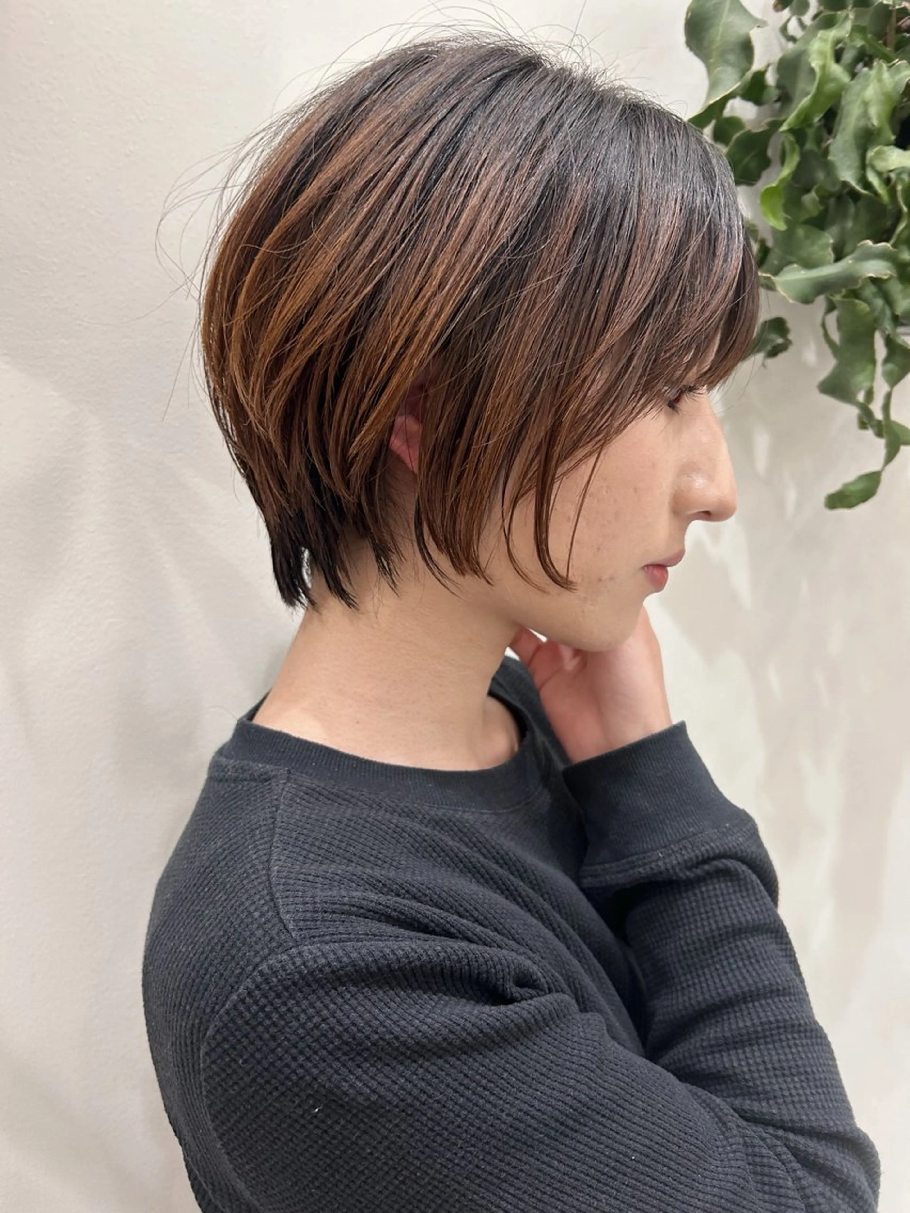 ショート 💛🤍U too e’s 鎌倉🧸のヘアスタイル