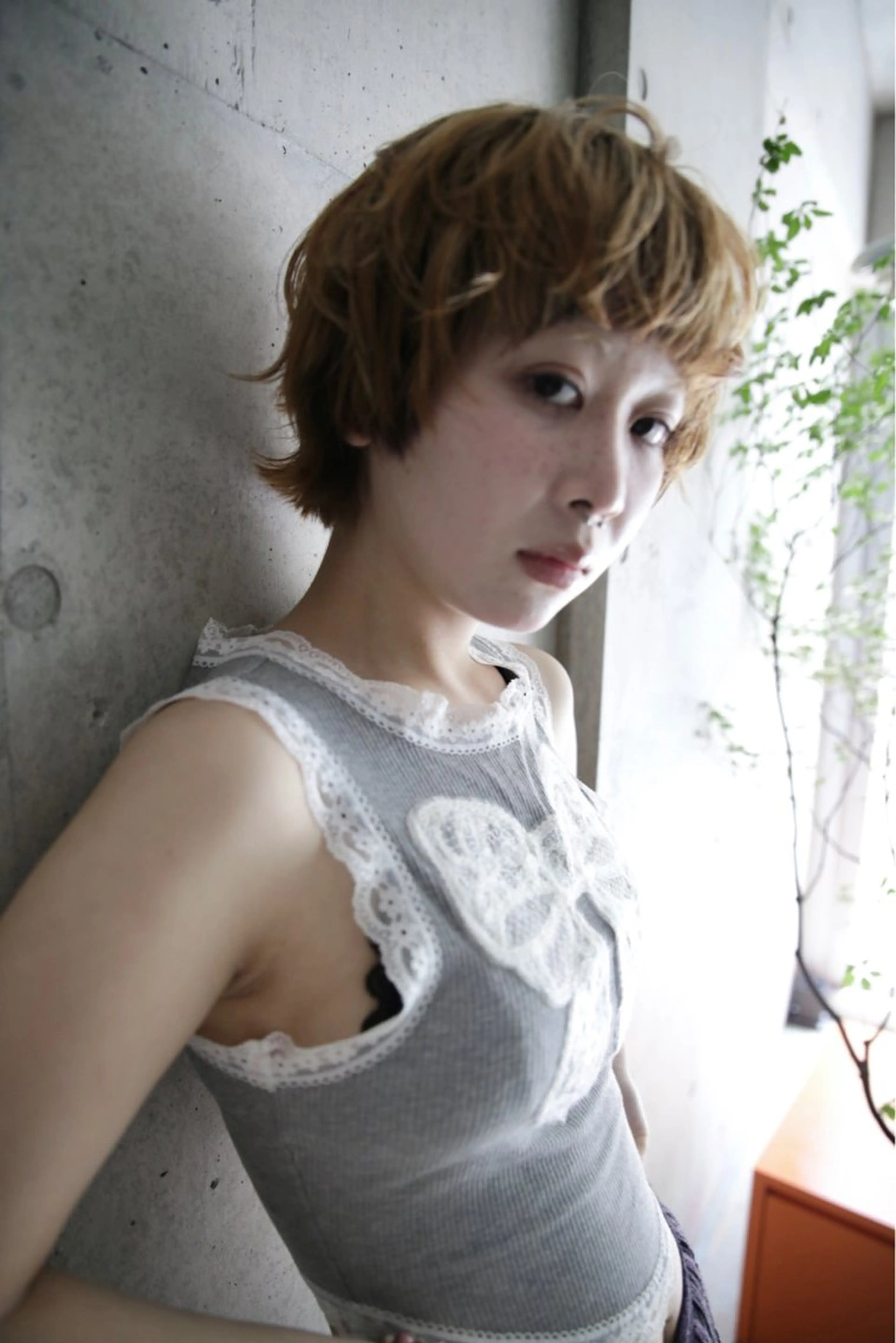 ショート 田中 里奈のヘアスタイル