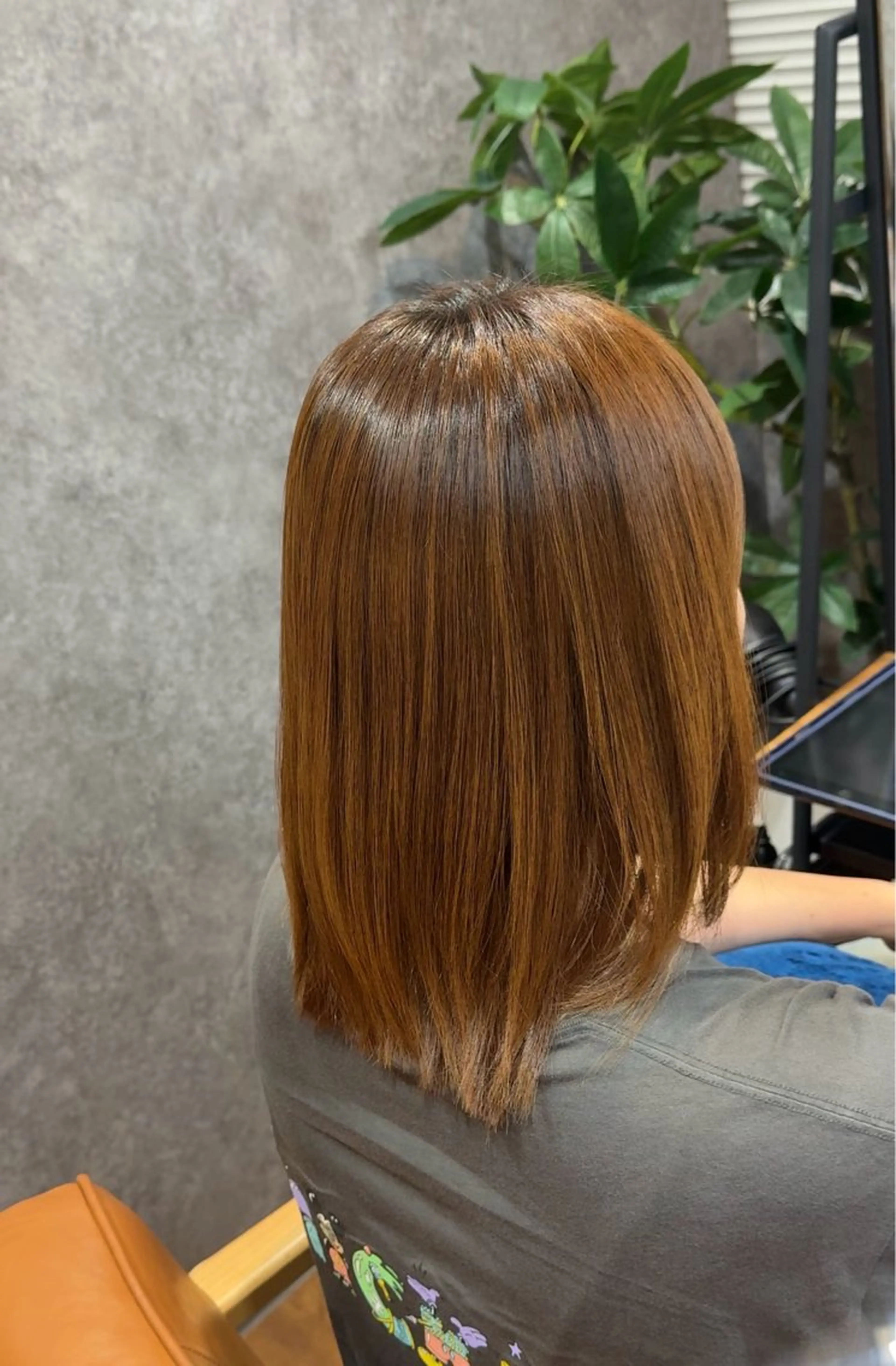 ミディアム カット 縮毛矯正 トリートメント cocoa船橋🦄 chinamiのヘアスタイル