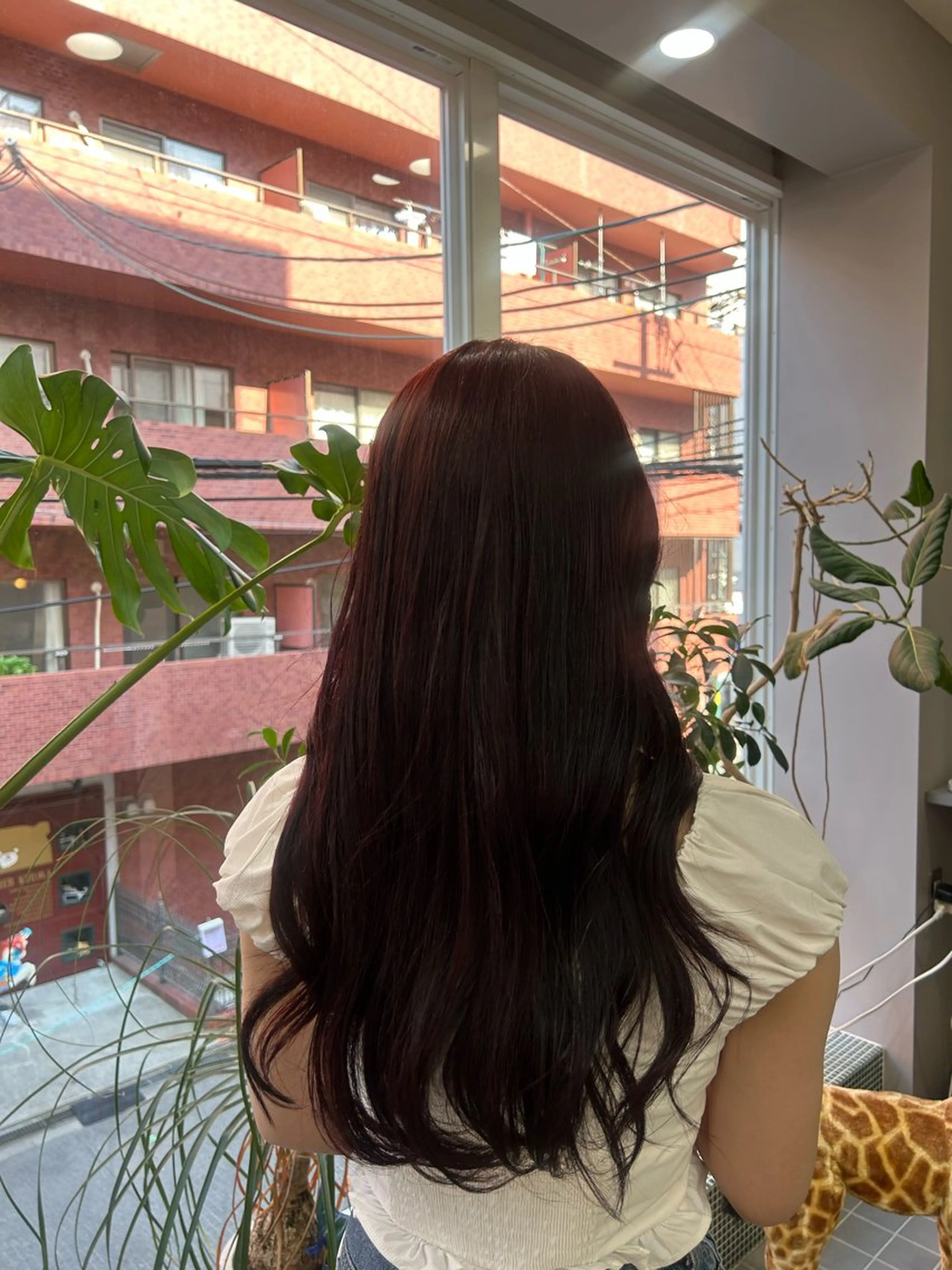 ロング カラー 黒髪 ほのか/西大橋/ /堀江/四ツ橋のヘアスタイル