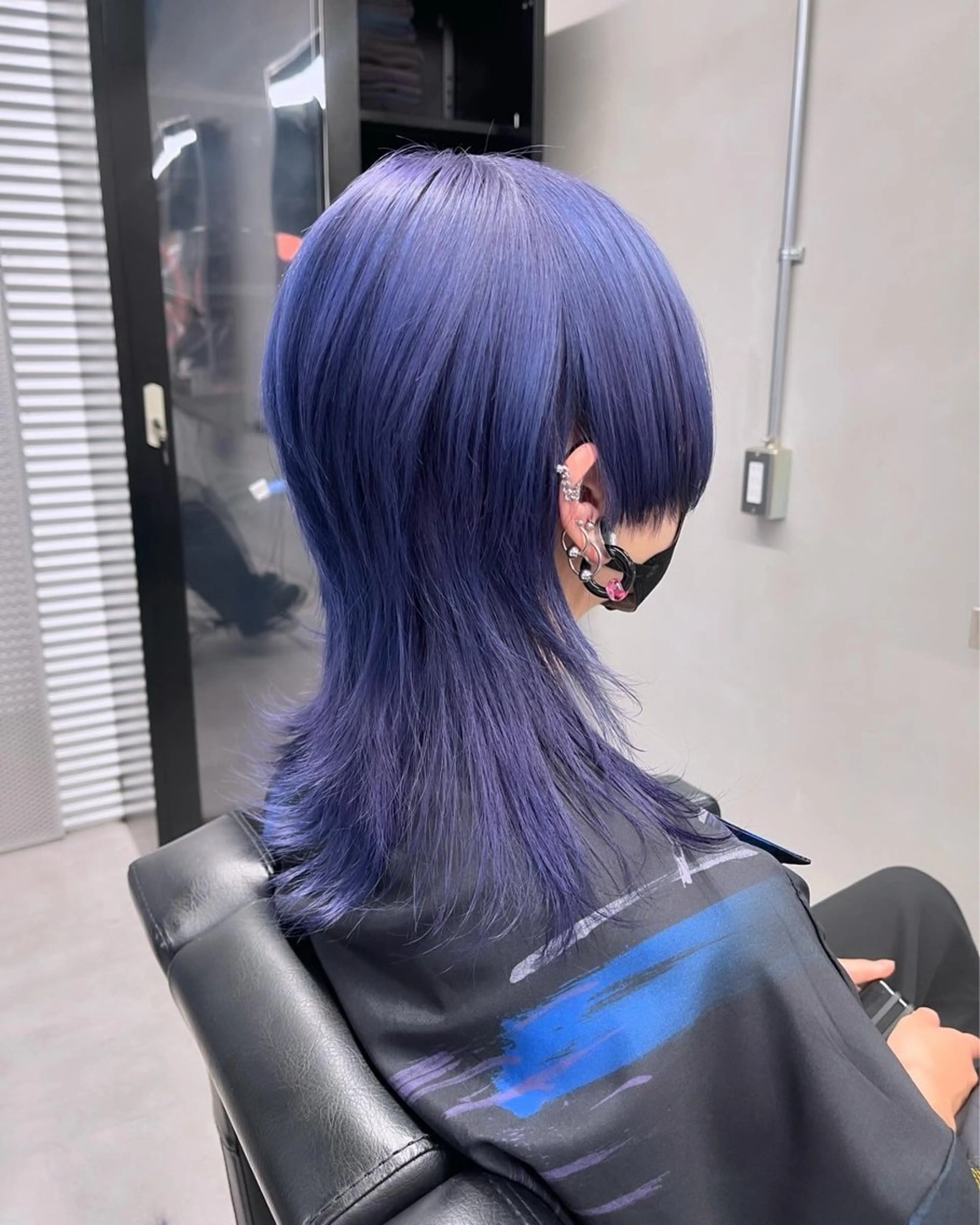 ミディアム カット ヘアカラー 柏 ウルフ/レイヤー 田中佐和🐺のヘアスタイル