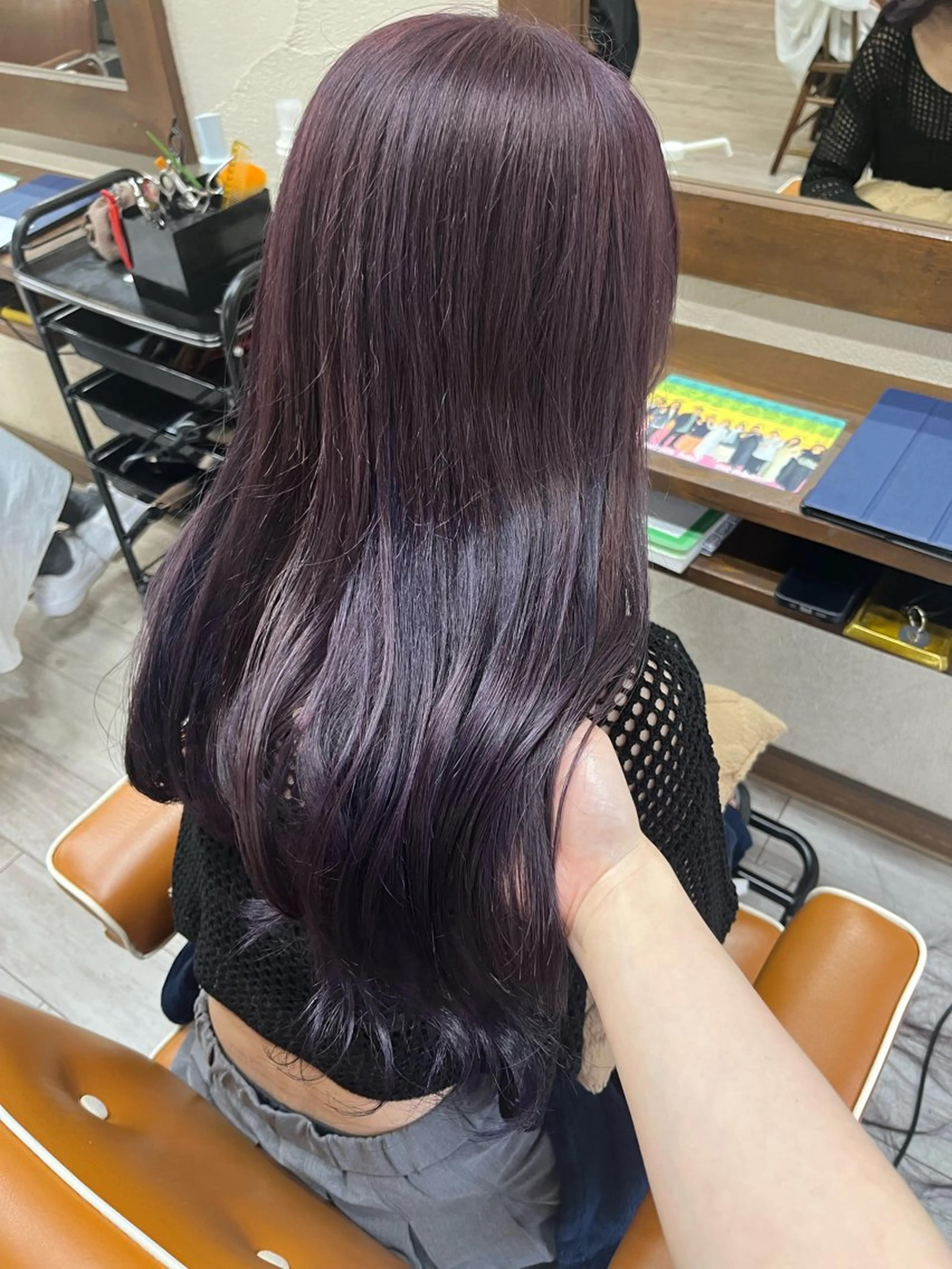 ロング カラー カット ヘアカラー トリートメント 村田梨乃/ minim hairのヘアスタイル