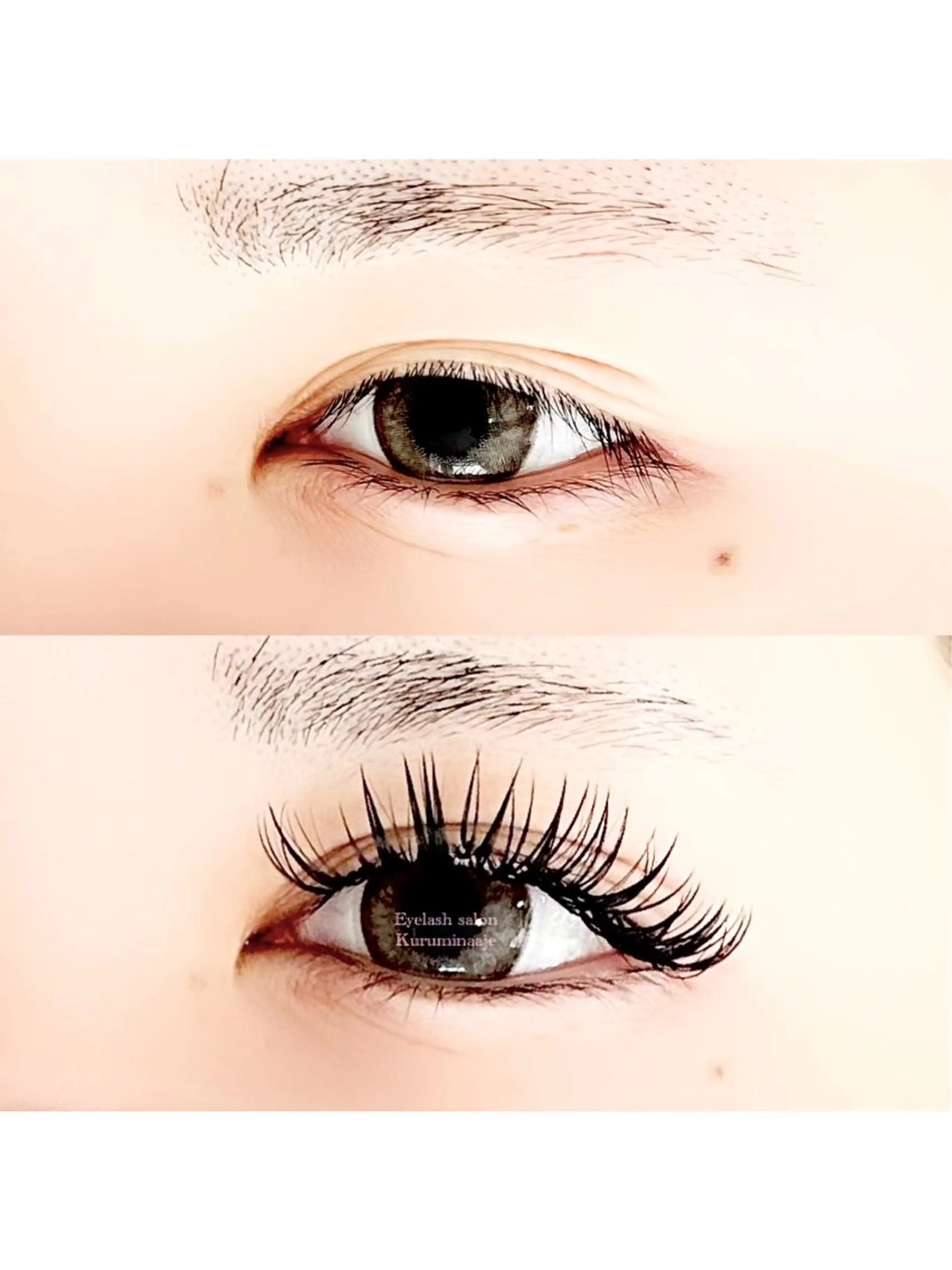 マツエク・マツパ 付け放題 一重×まつ毛パーマ ボリュームラッシュ マツエク クルミナージュ柏🌼 代表.鈴木のマツエク・マツパデザイン