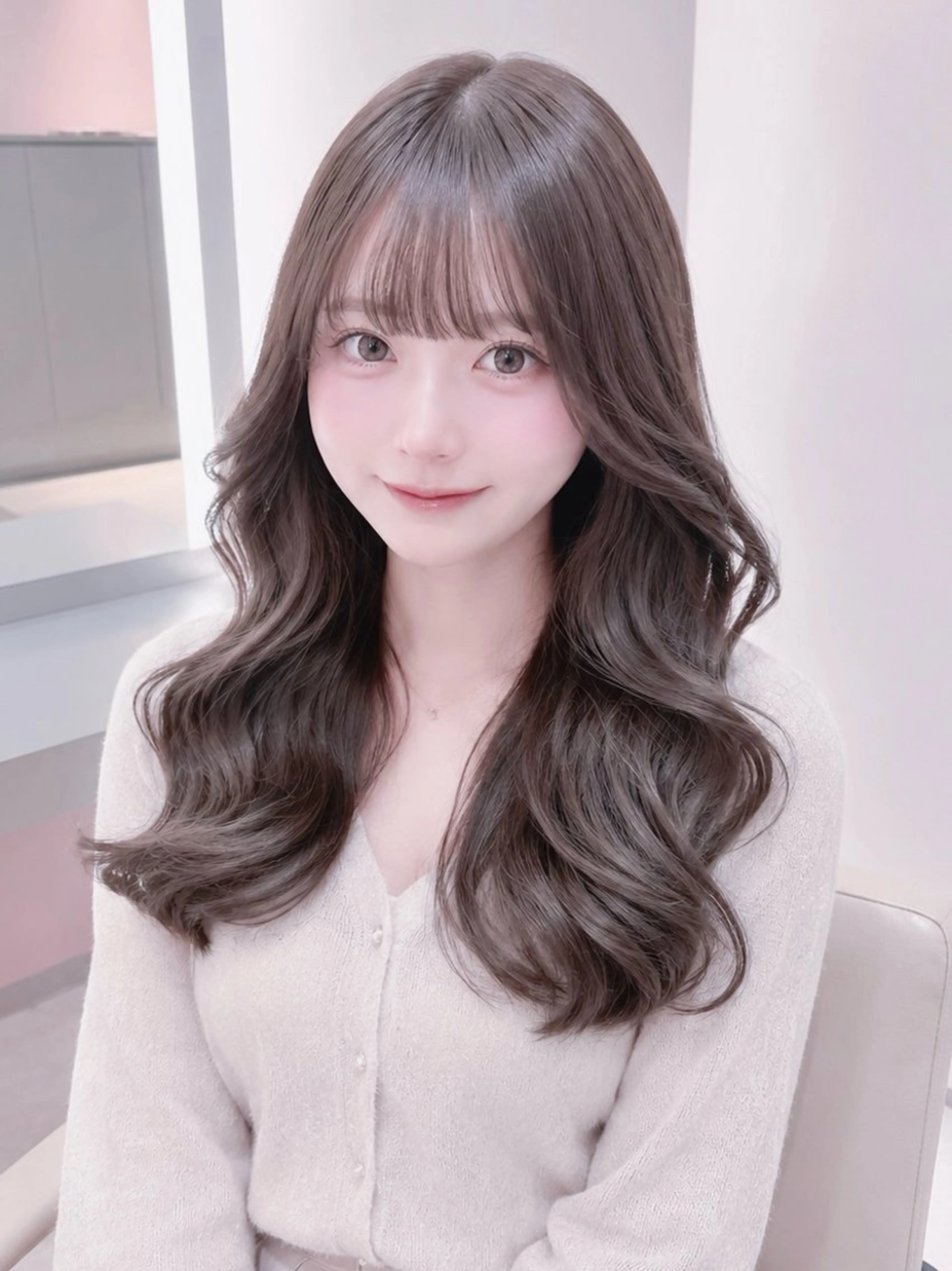 大人気🤍✩⡱ ブリーチなしWカラー＋2stepトリートメントの写真