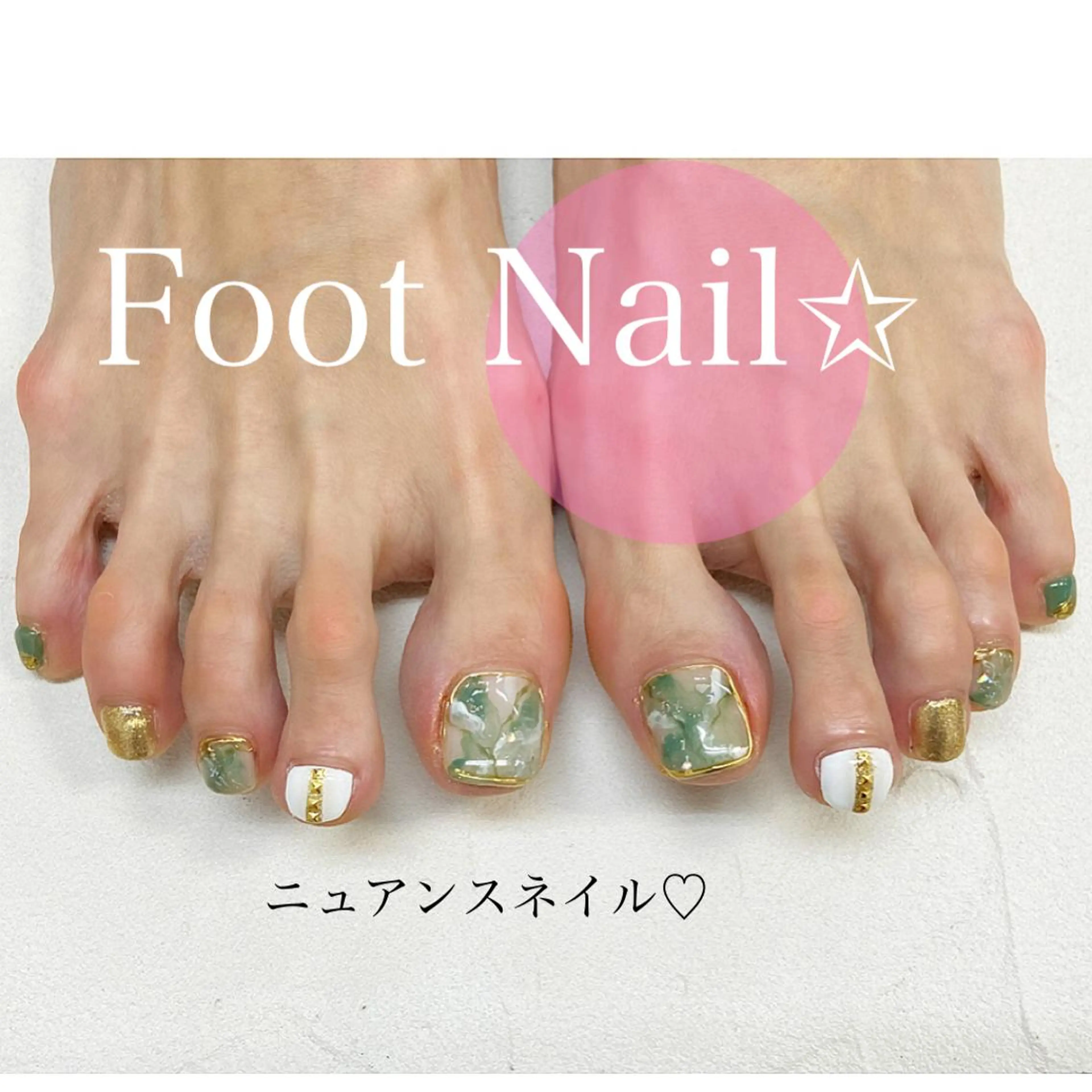 ネイル フットネイル BIANCA Ouchidaのネイルデザイン