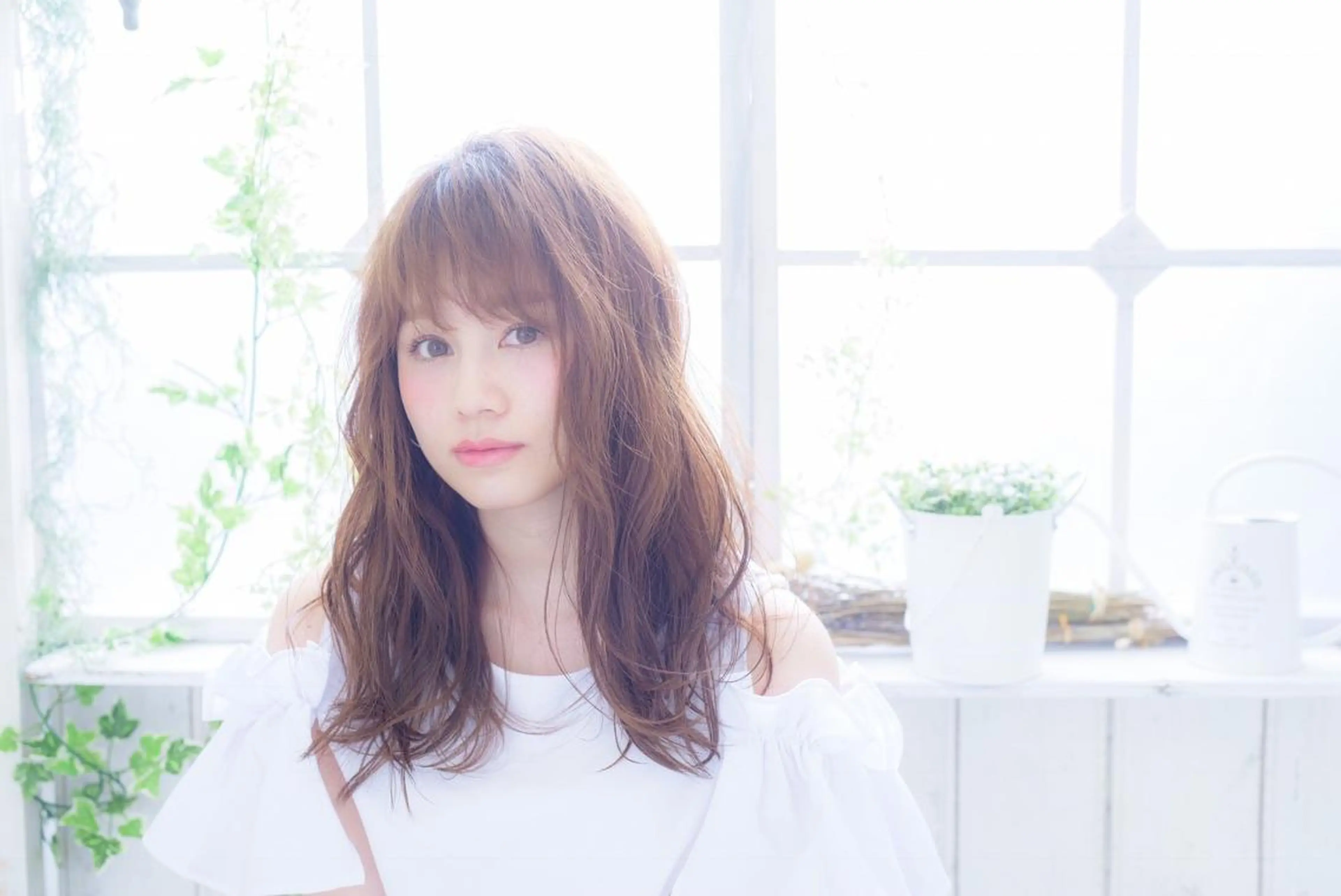 ミディアム カラー パーマ 山下 直人のヘアスタイル