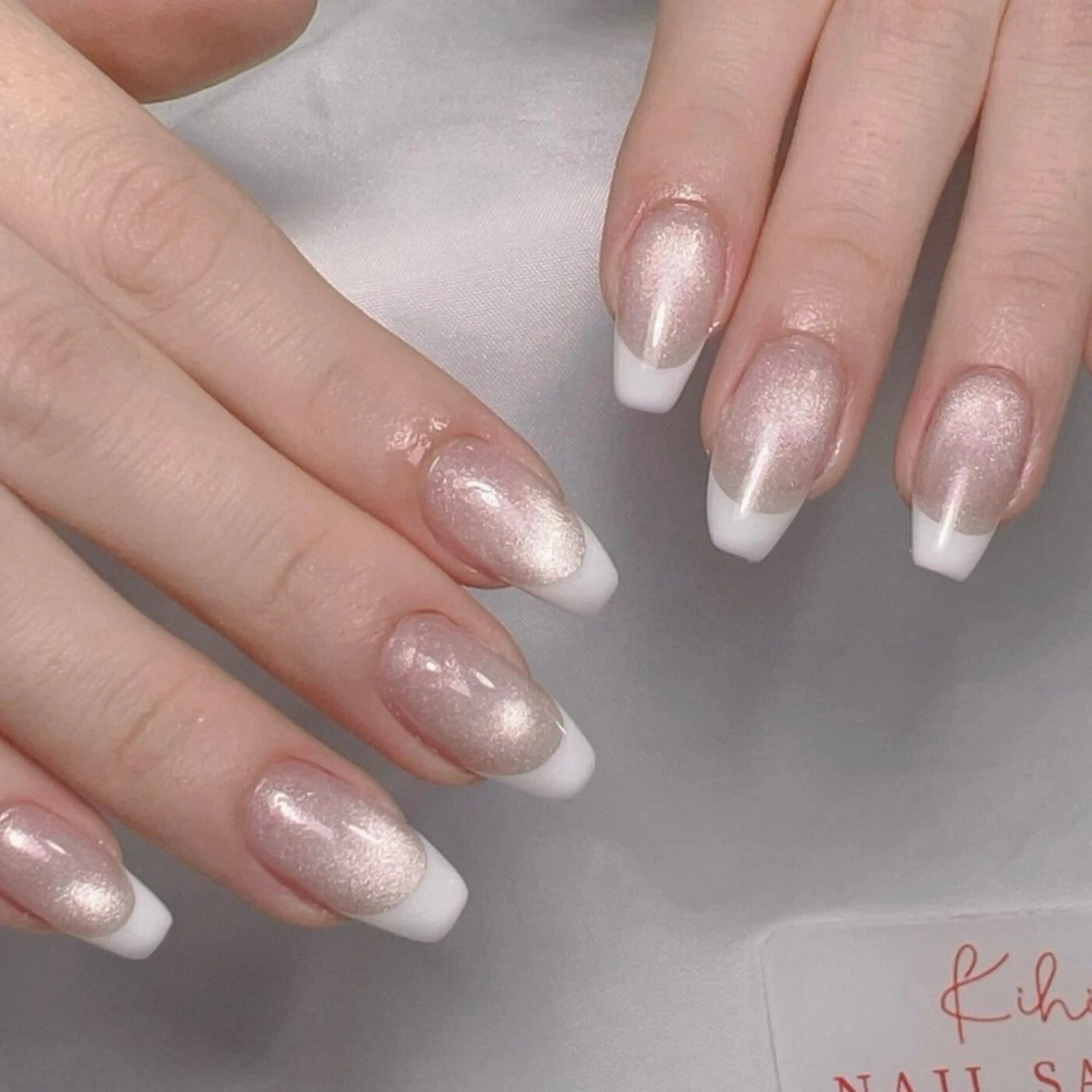 ネイル アートネイル フレンチネイル ジェルネイル グラデーション 韓国ネイル ハンドネイル 久保田 マリコのネイルデザイン