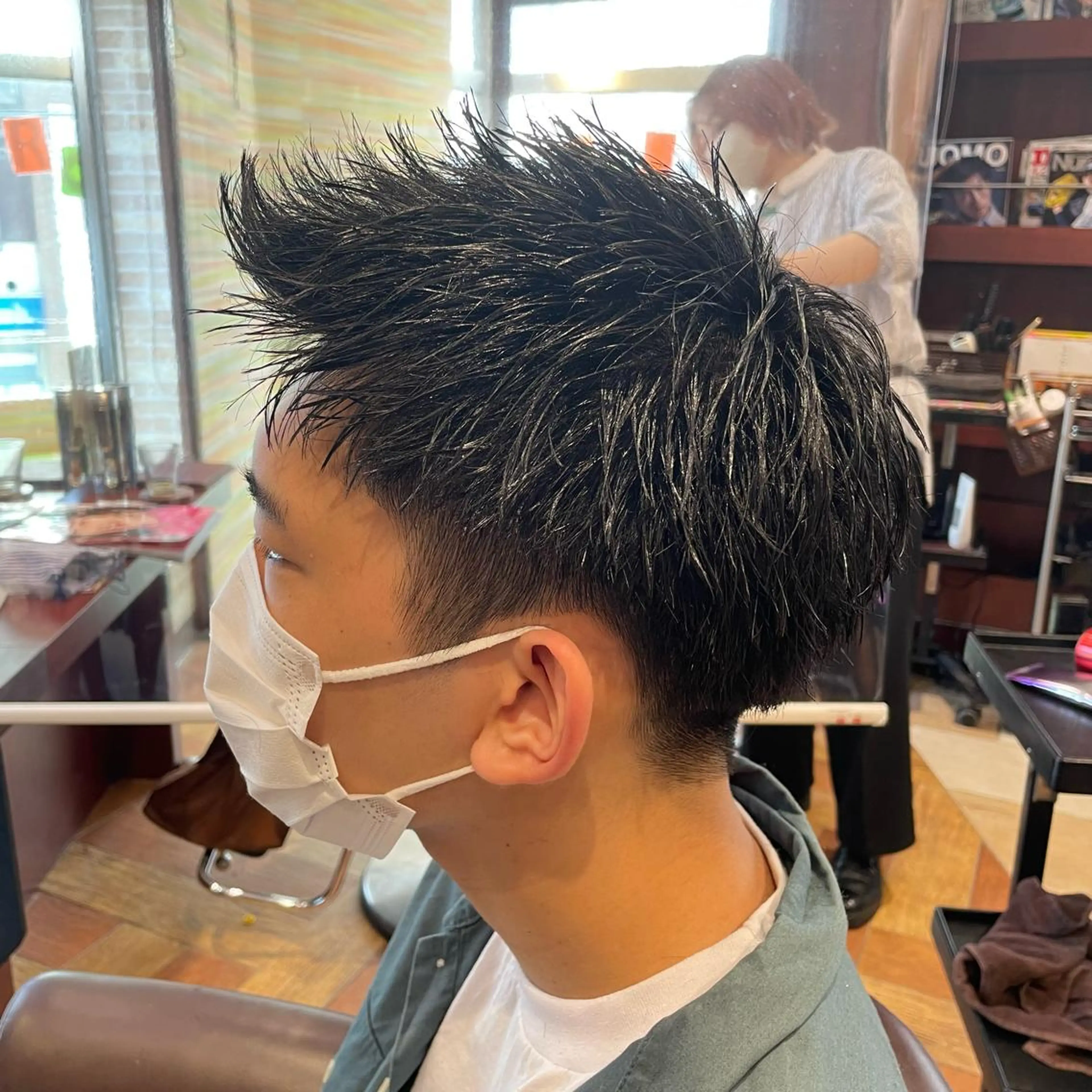 ショート メンズ モヒカン ツイスパ/メンズ特化 🦋𝑺𝑶𝑵𝑬のヘアスタイル