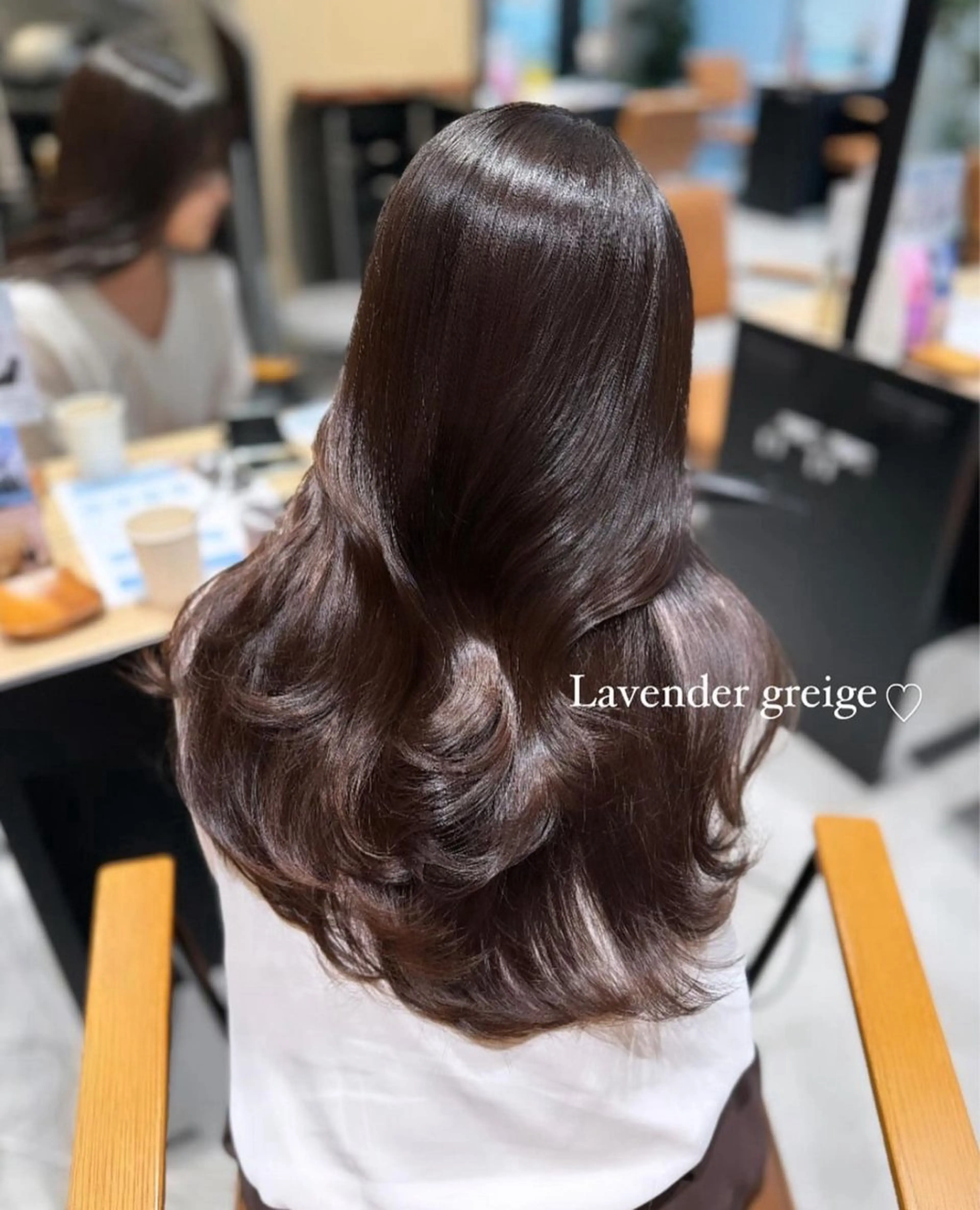 ロング 川口 永遠のヘアスタイル