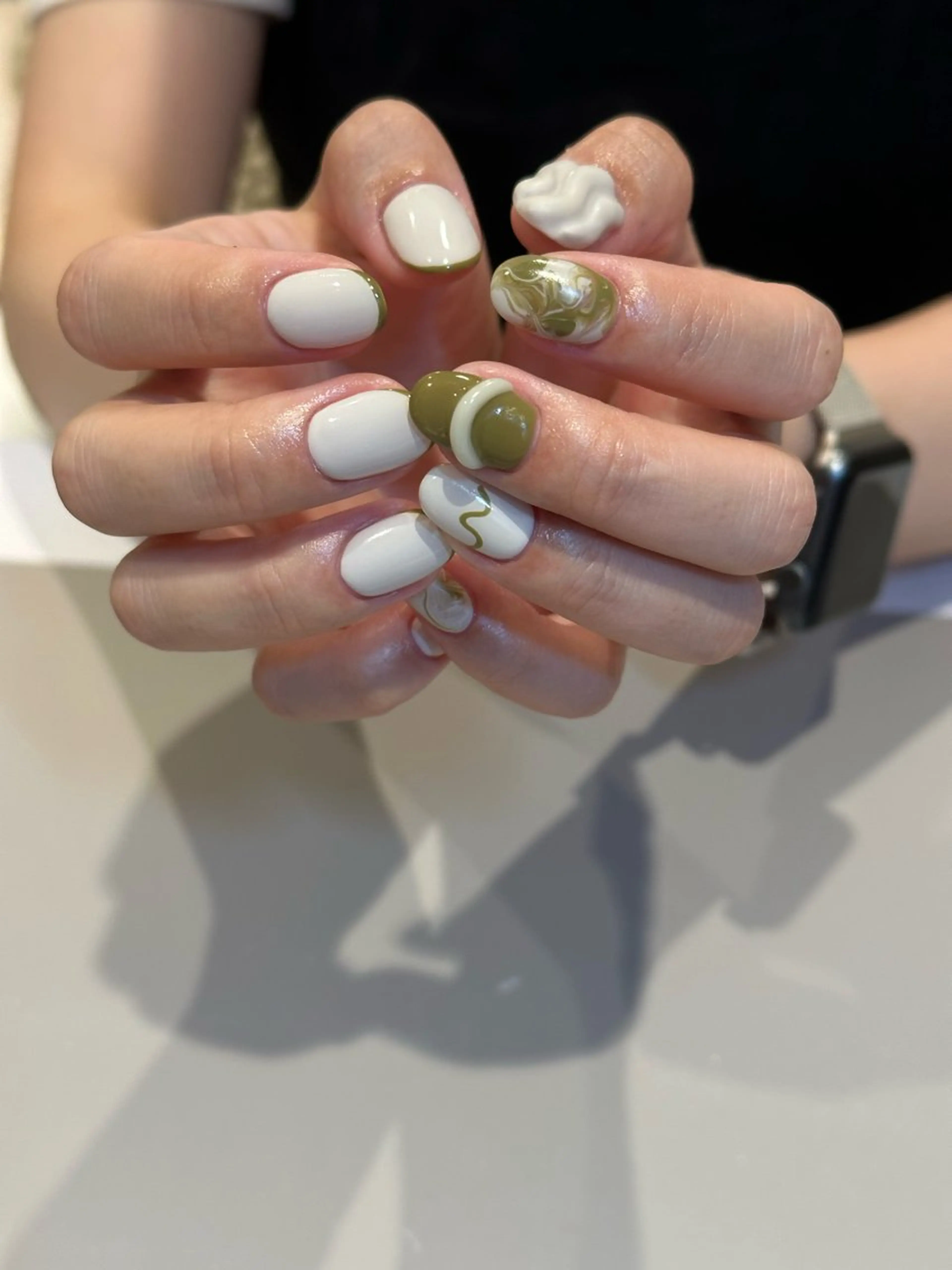 ネイル フレンチネイル シンプルネイル ハンドネイル ar. harajukuのネイルデザイン