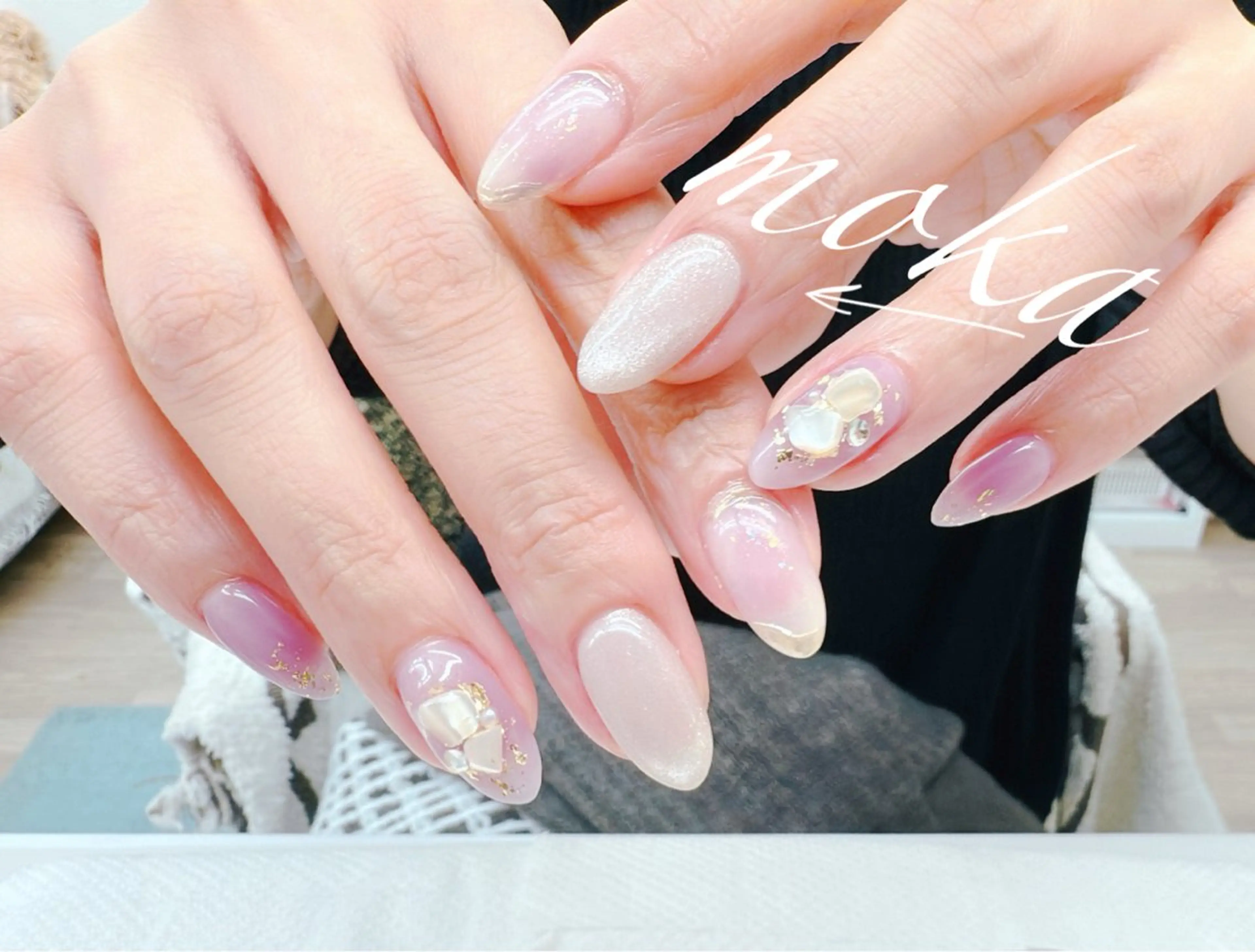 ネイル ハンドネイル ハンドケア 胡蝶蘭レディースサロ ンNailMOKAのネイルデザイン