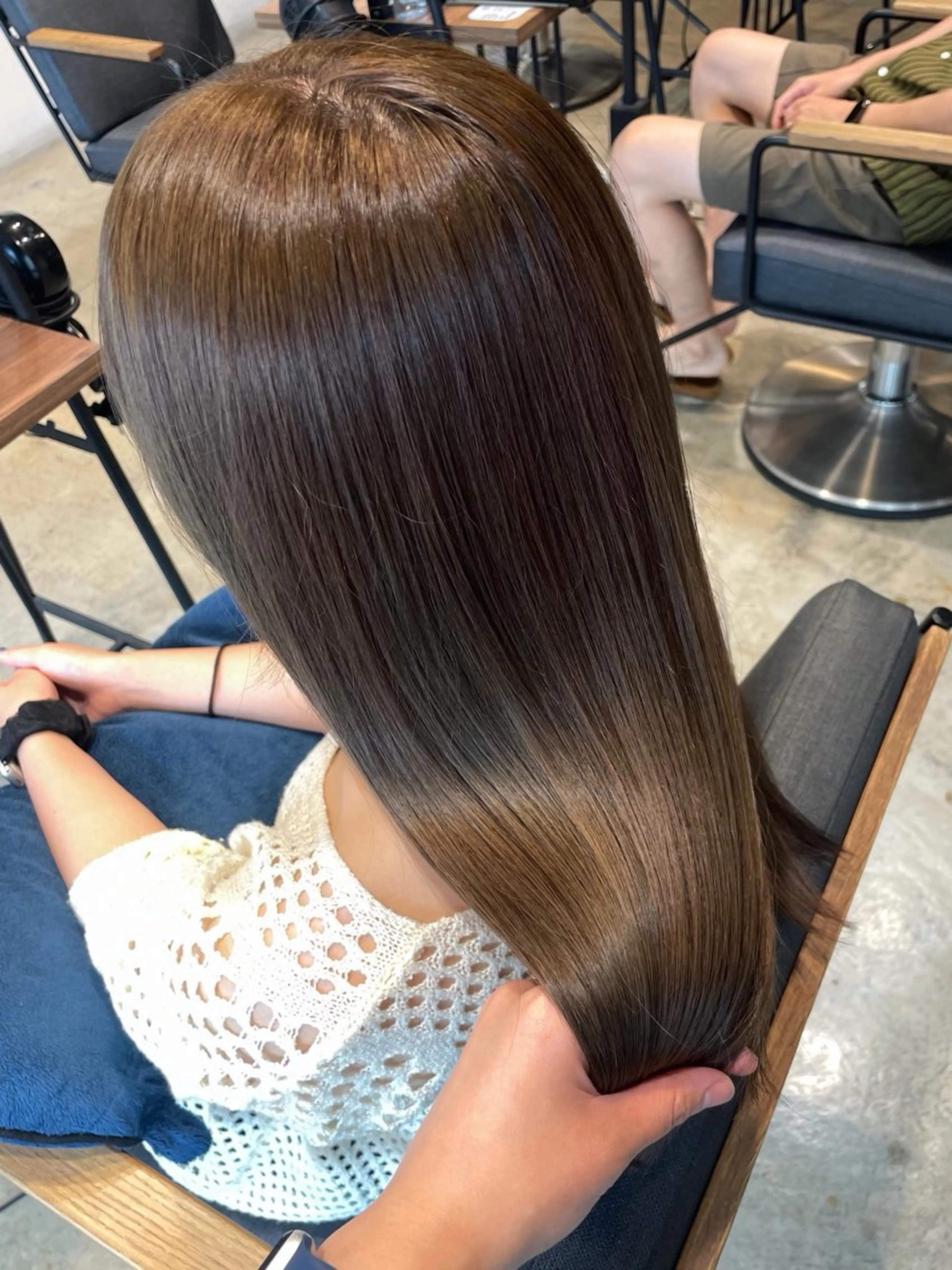 カラー カット ヘアカラー トリートメント 髪質改善カラー× レイヤー/rinaのヘアスタイル