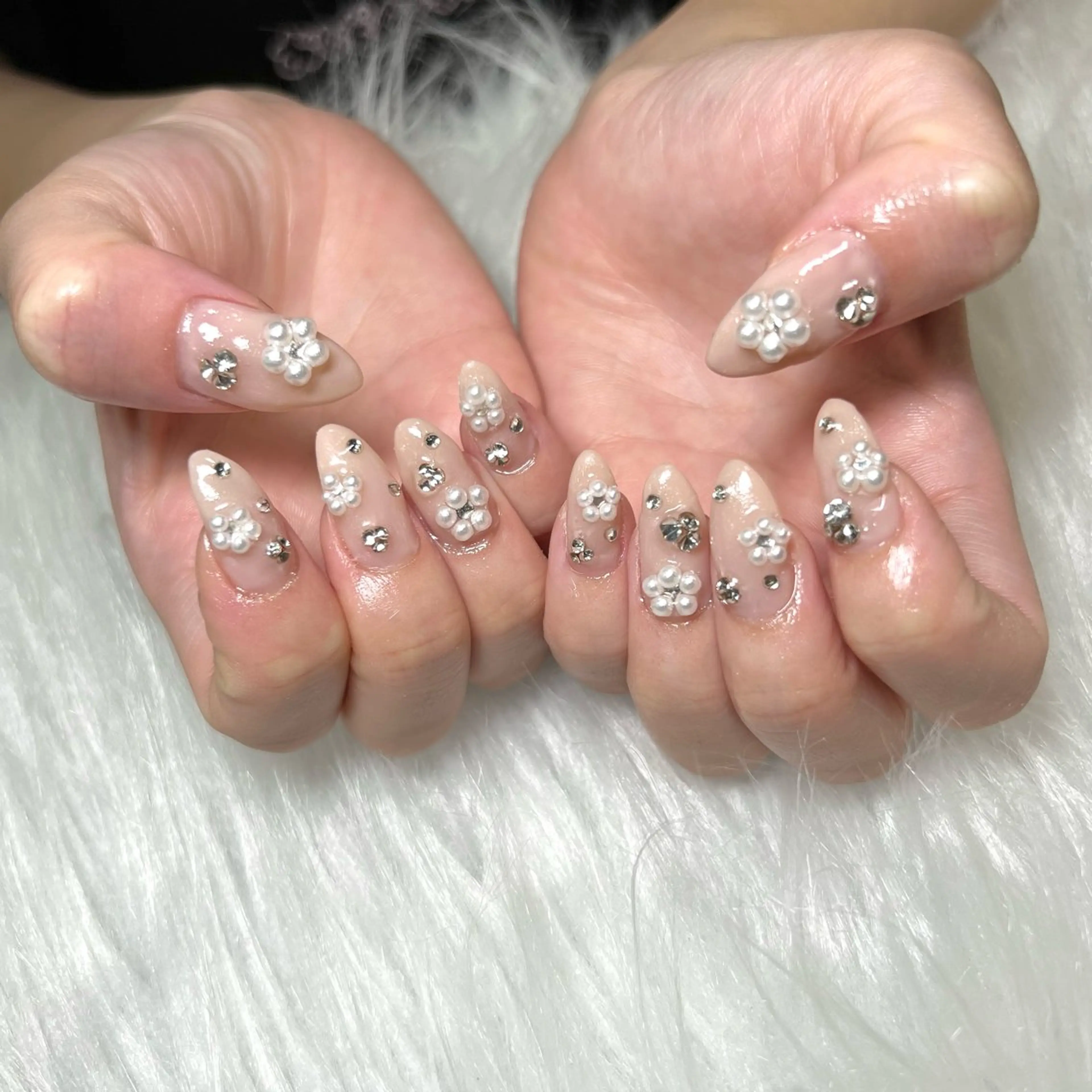 ネイル ハンドネイル E  nail 風羽のネイルデザイン