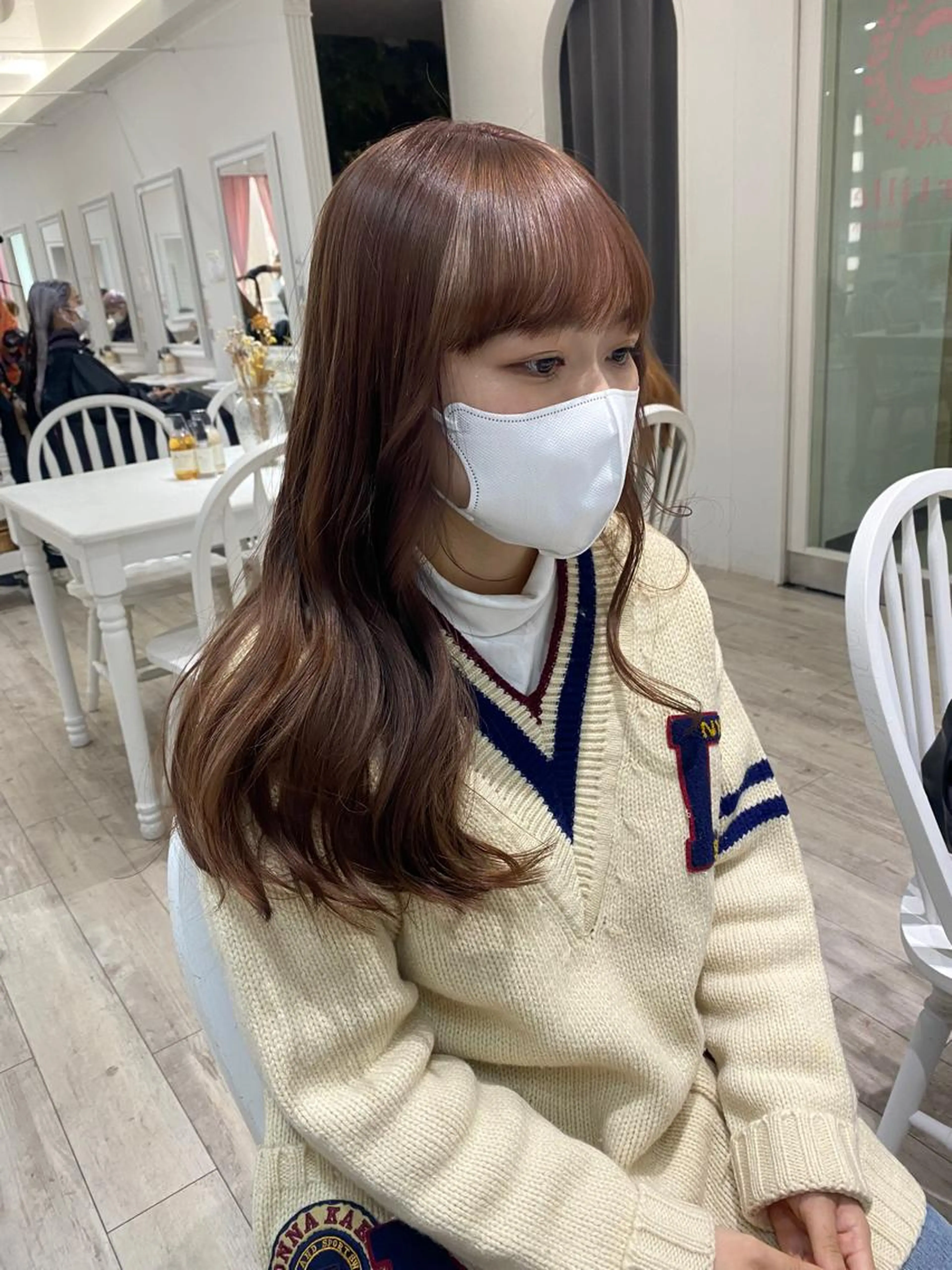 【2回目以上のリピーター様】ブラウンベースで頭皮が染みにくいオーガニックカラー🥜の写真