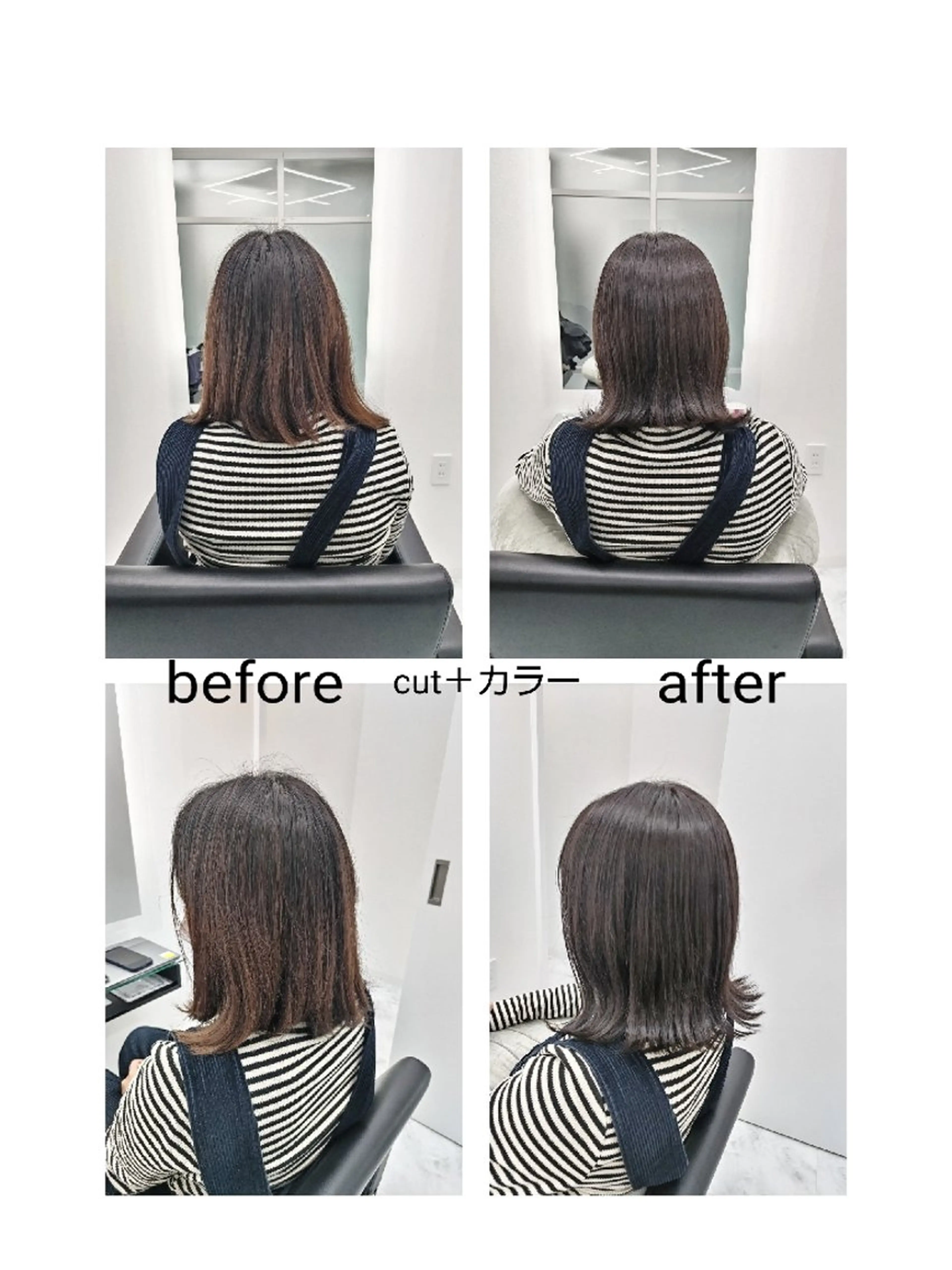 ミディアム カラー ブラウンカラー ナチュラルブラウン 🌌髪質改善特化🌌 美髪💎齋藤玲子のヘアスタイル