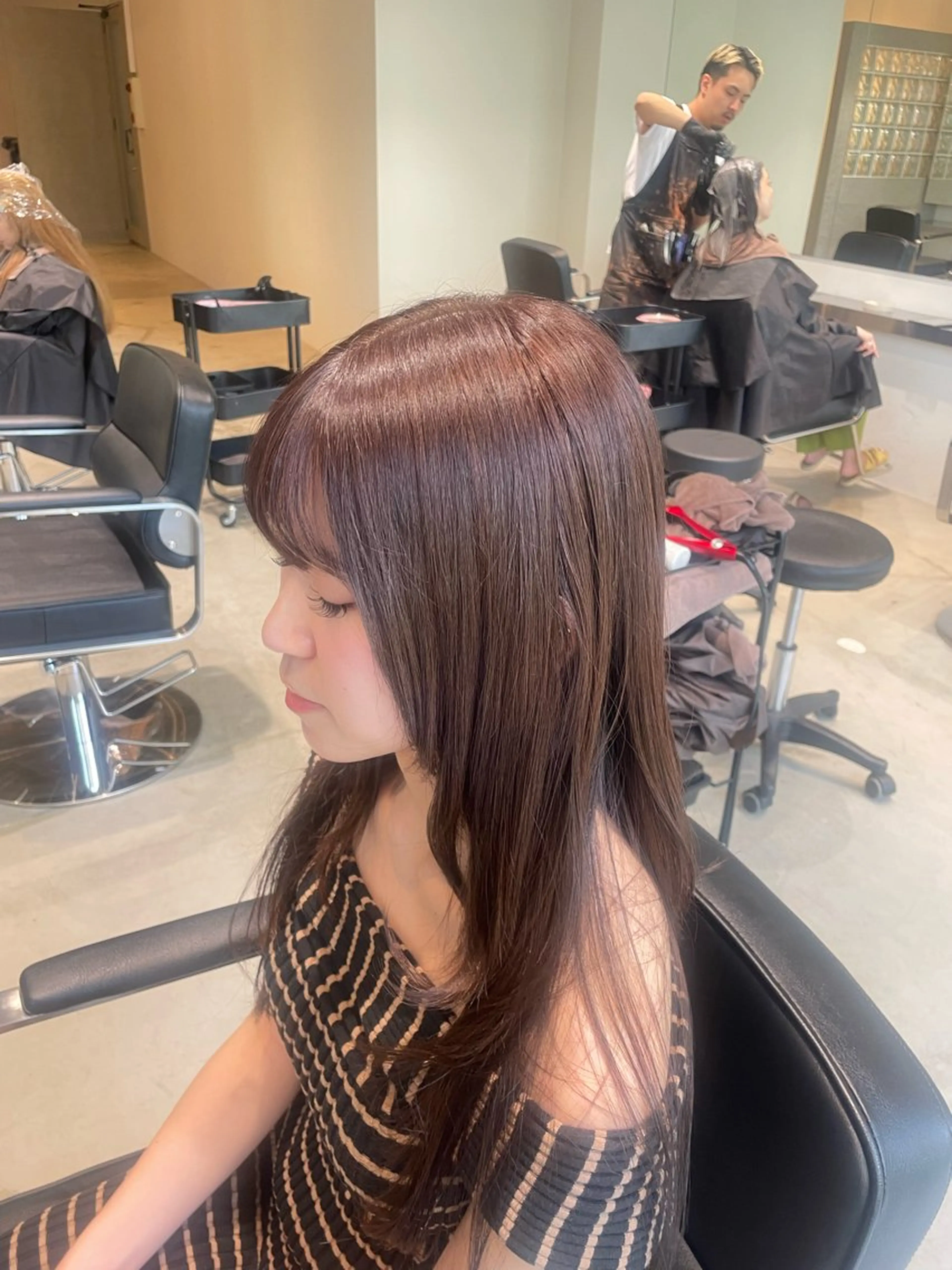カラー ヘアカラー 暖色カラー🌈／ パーマ🌀／凜太郎のヘアスタイル