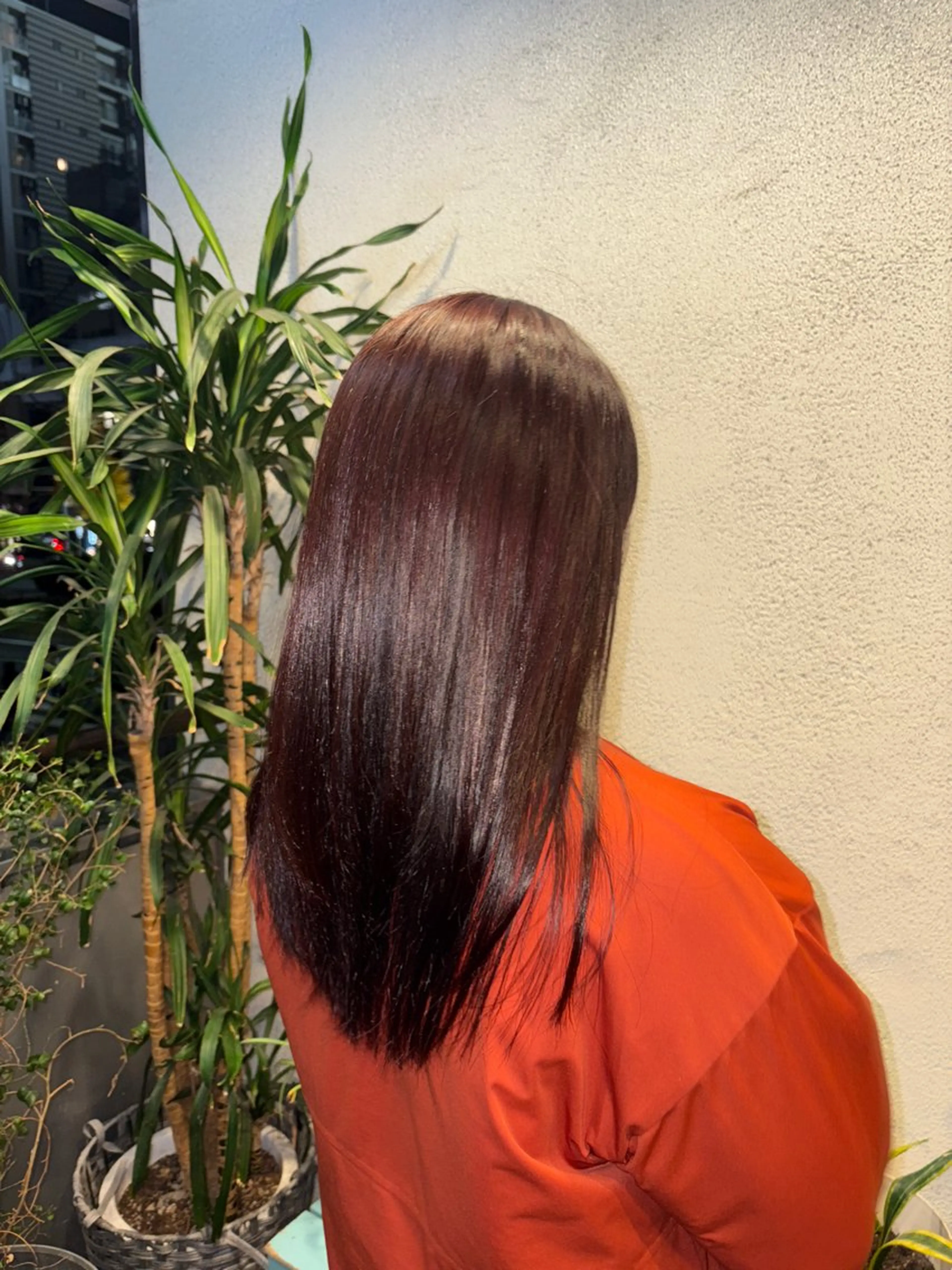 セミロング り おのヘアスタイル