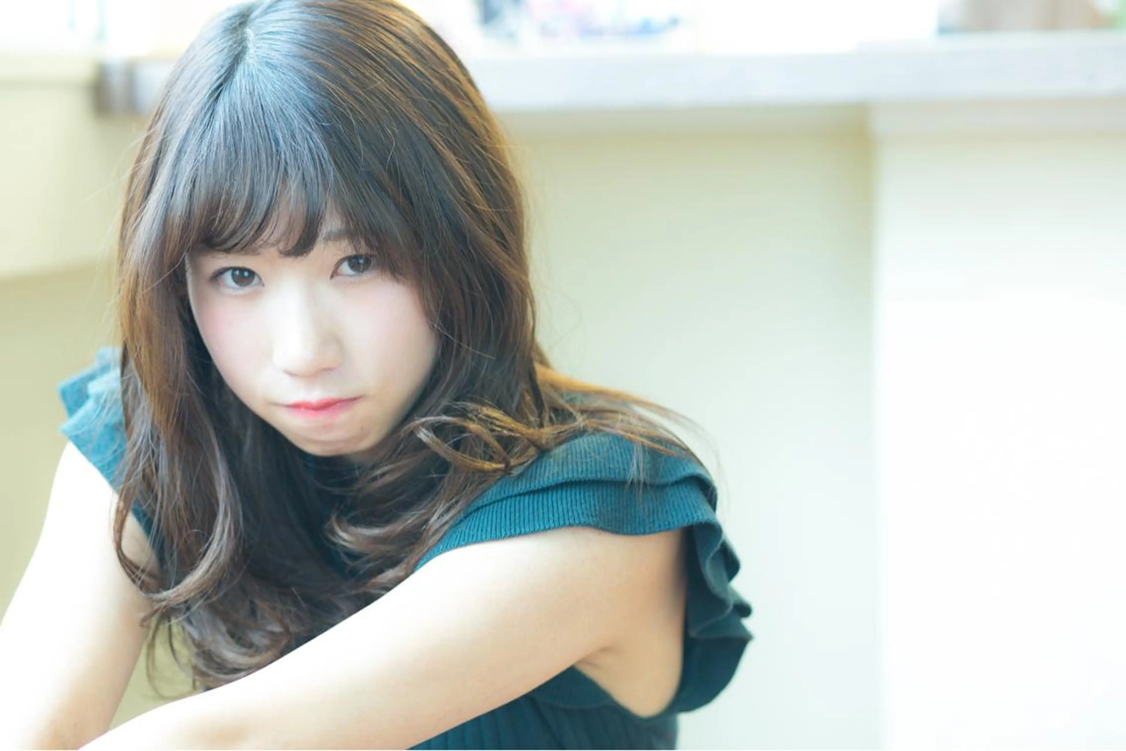 ミディアム 薬剤付きシェアサロン 店長タチバナのヘアスタイル