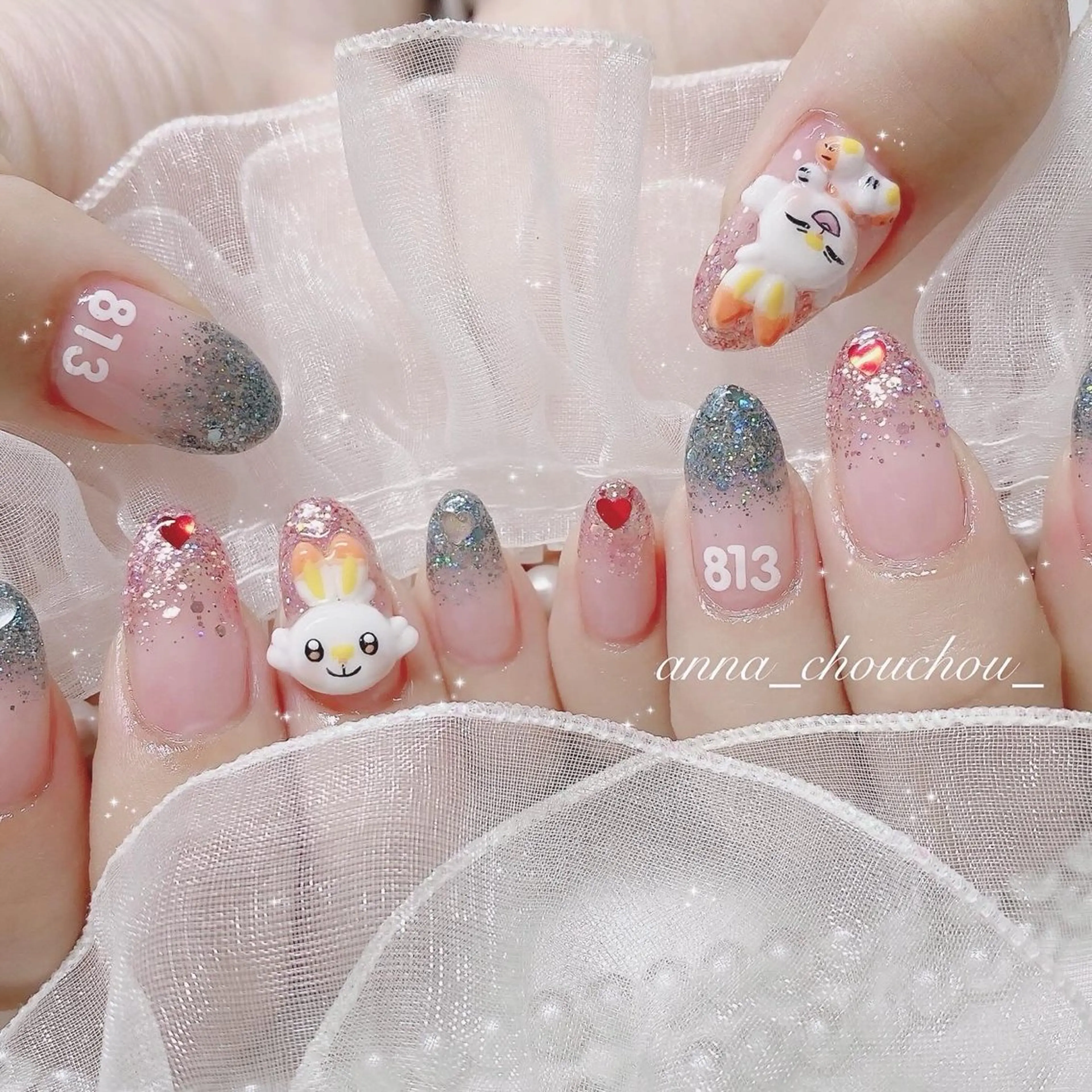 ネイル ハンドネイル Anna Sano⭐️のネイルデザイン