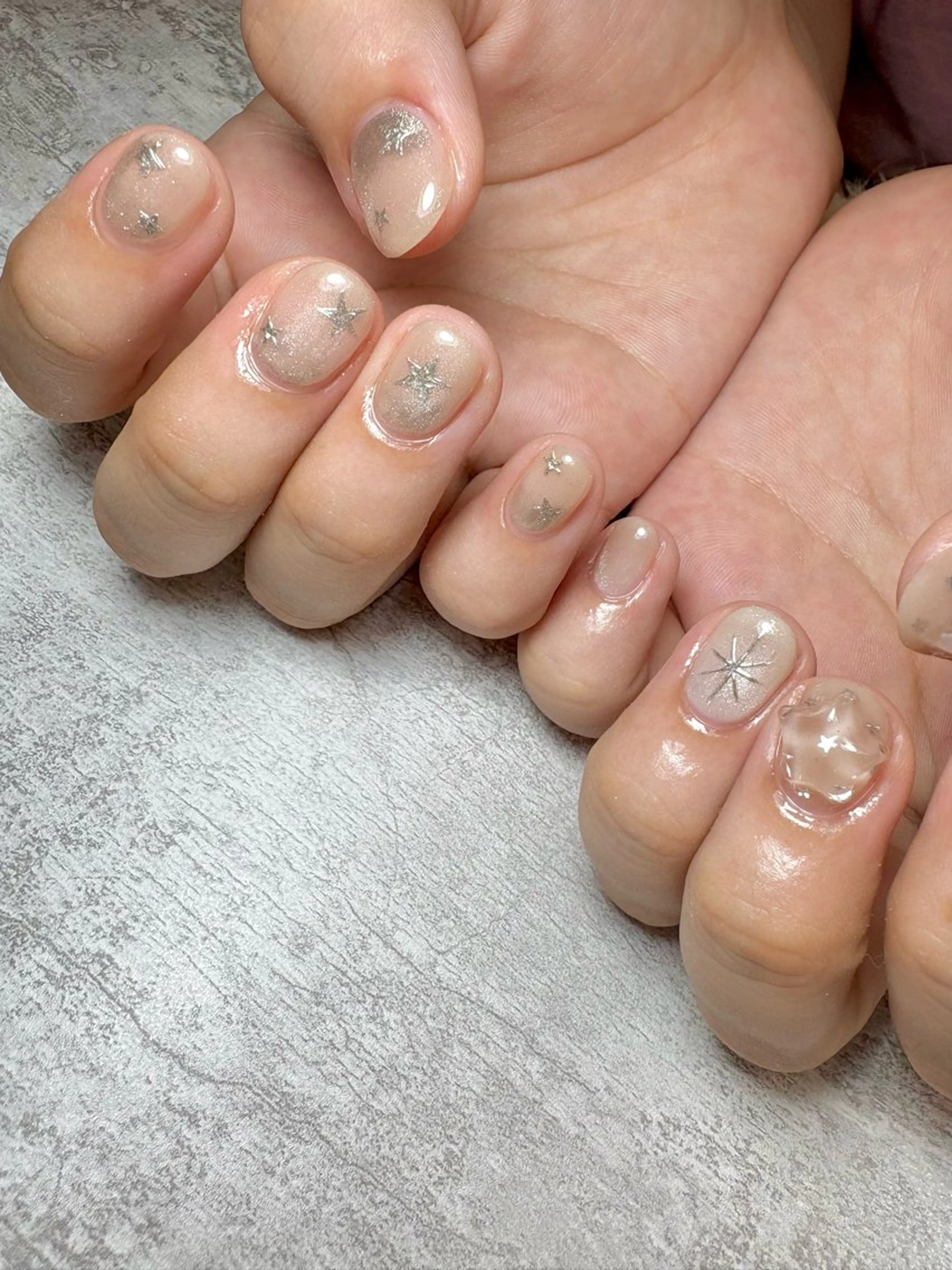 ネイル アートネイル ミラーネイル 持ち込み BEAUTY GARDEN 【nail salon unseul】所属・nana .のネイルデザイン