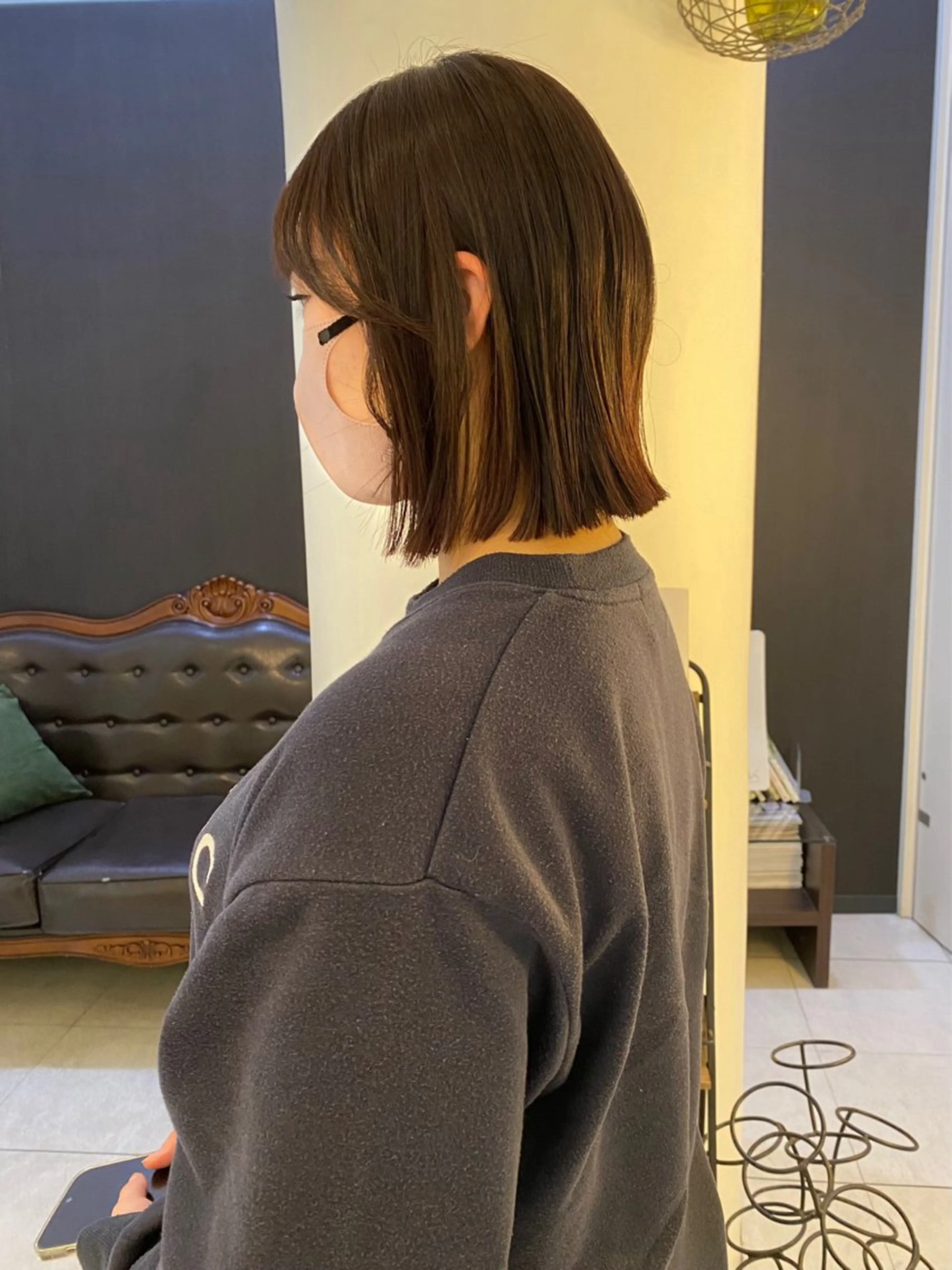 ショート カラー ボブ カット ヘアカラー トリートメント mai / linoah˚✧のヘアスタイル