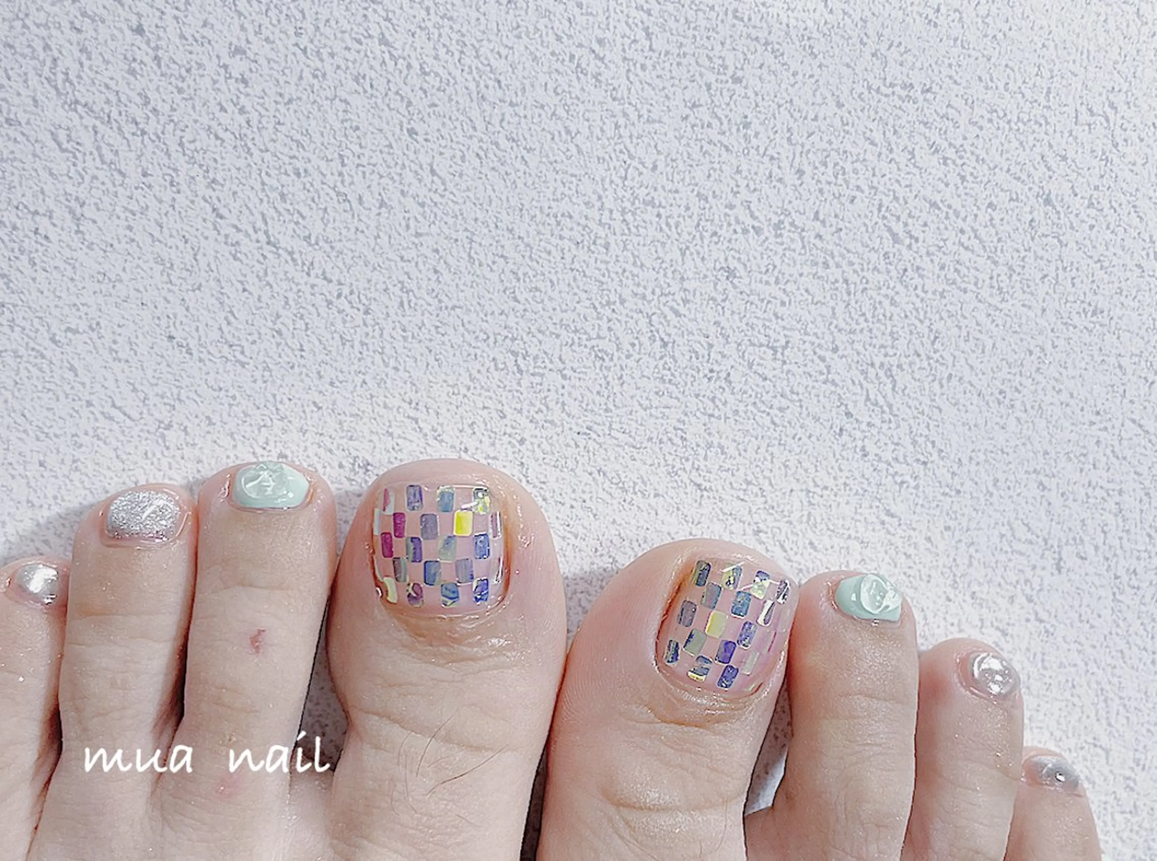 ネイル フットネイル フットネイル mua nail mikiのネイルデザイン