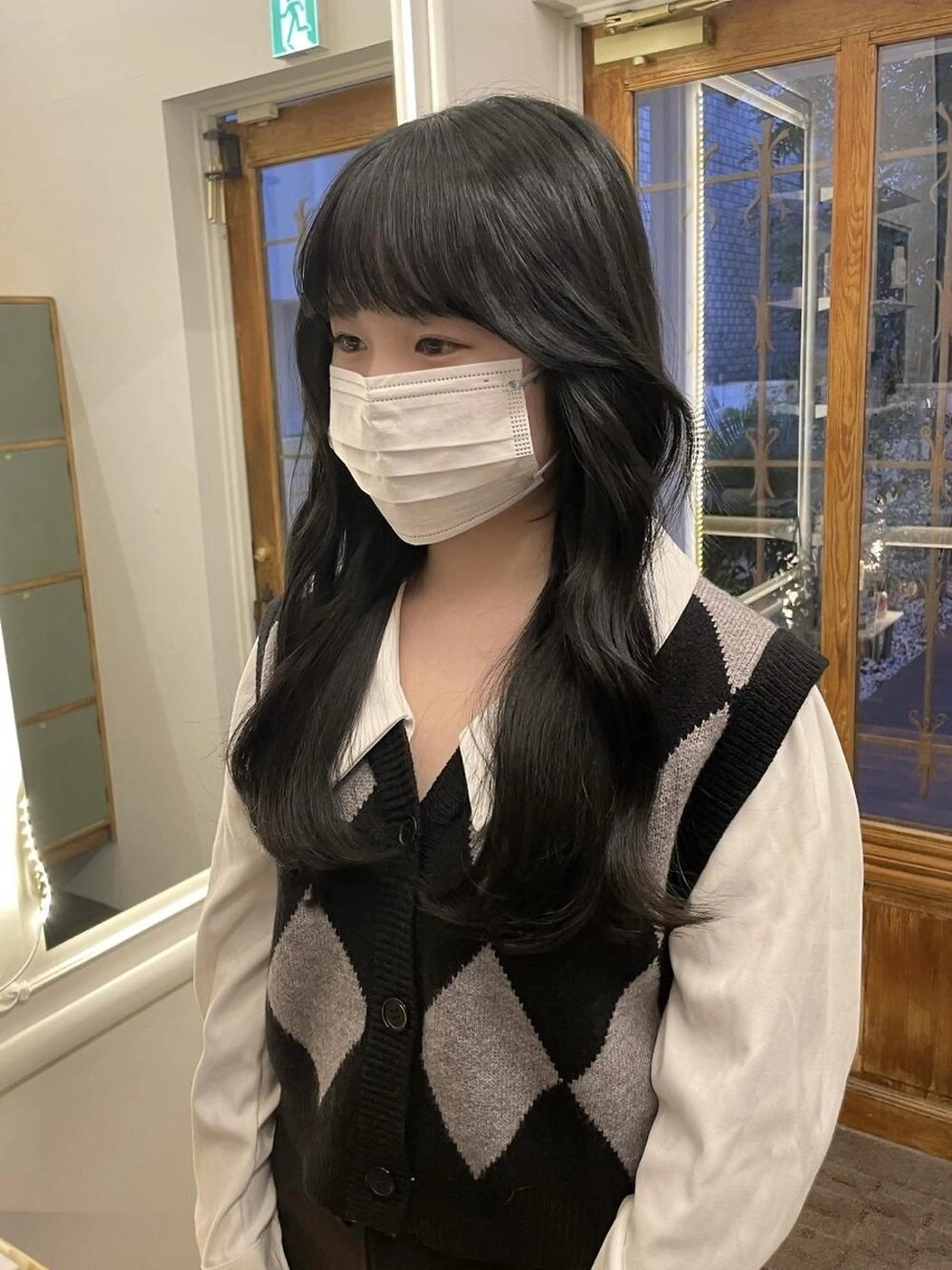 ロング シールエクステ ボブ エクステ ロング 吉村 憂々のヘアスタイル