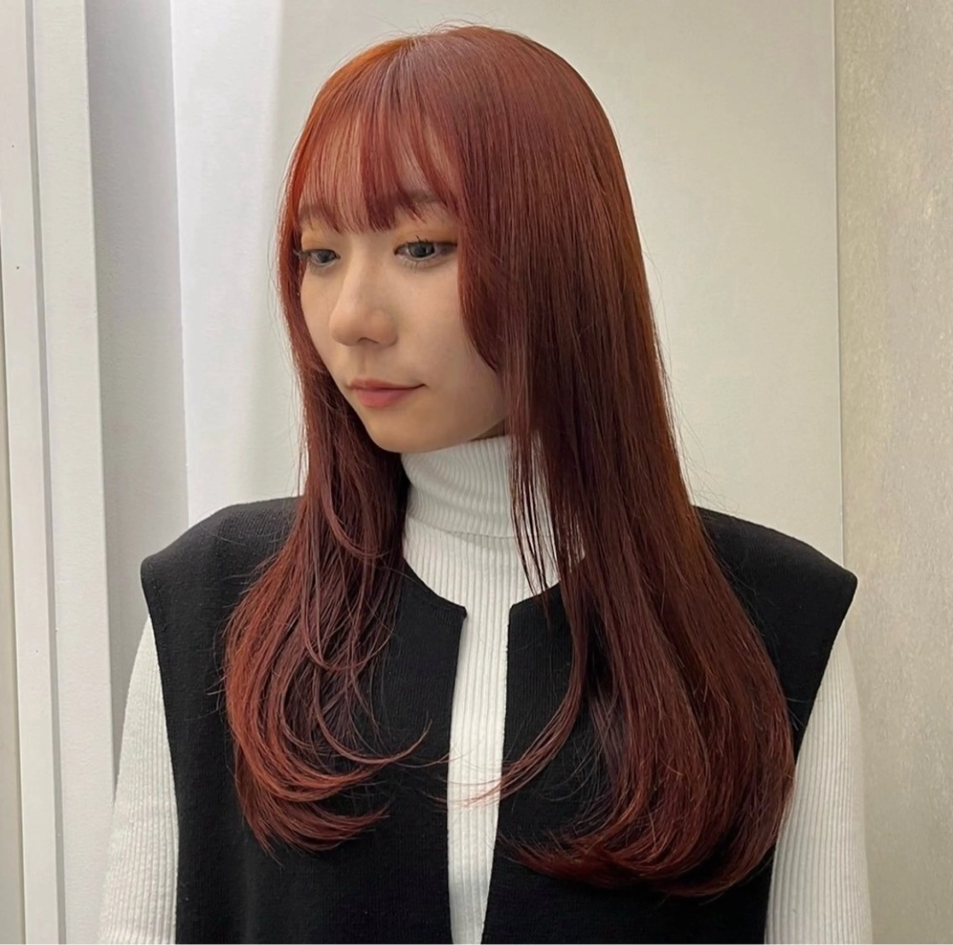 暖色カラー🩷♥️(ブリーチ込)+トリートメント🫧 メンズ◎ (ミニモ限定/ミニモ学割◎)の写真