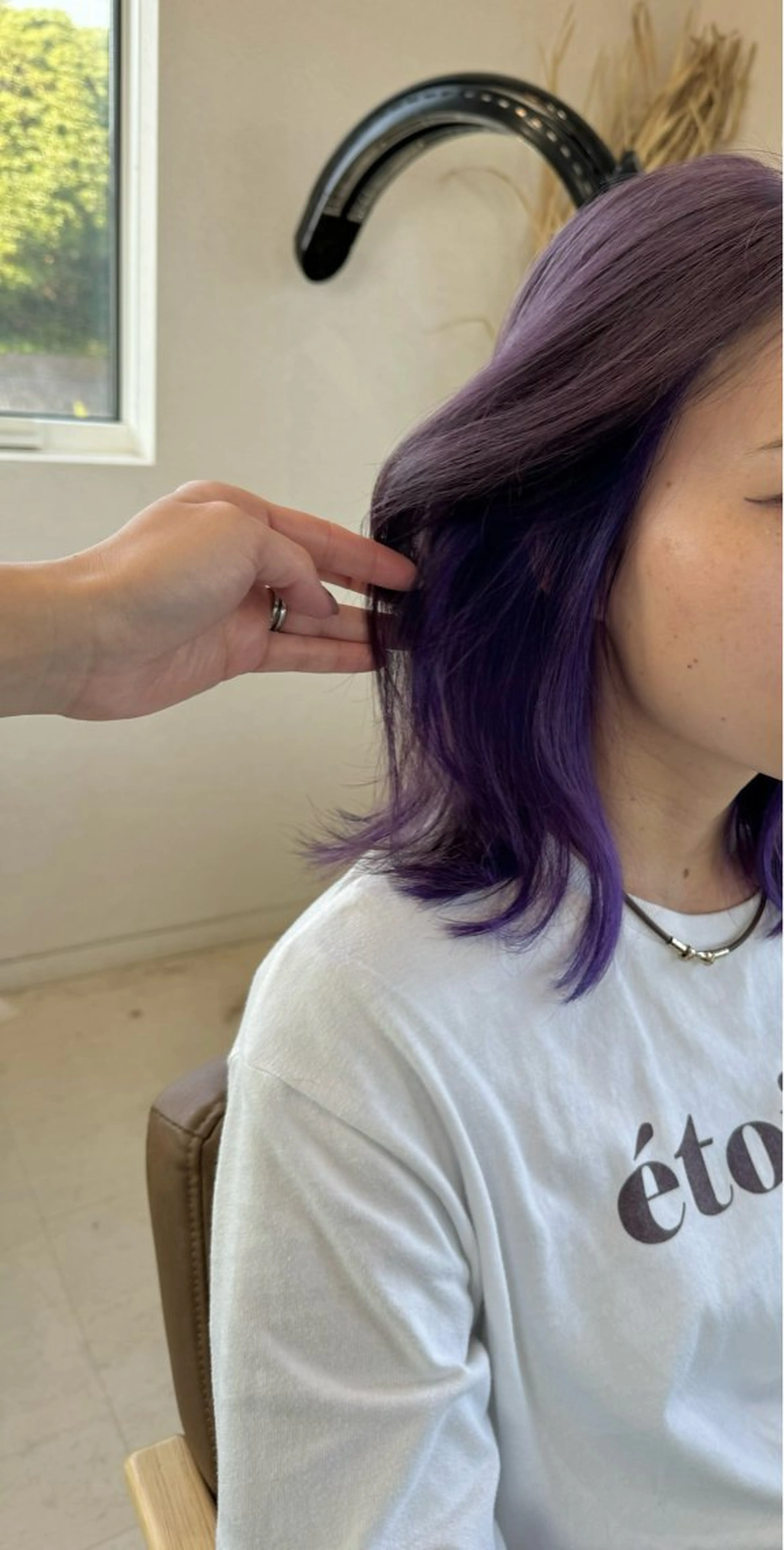 セミロング ヘアカラー 鈴木 妃帆未のヘアスタイル