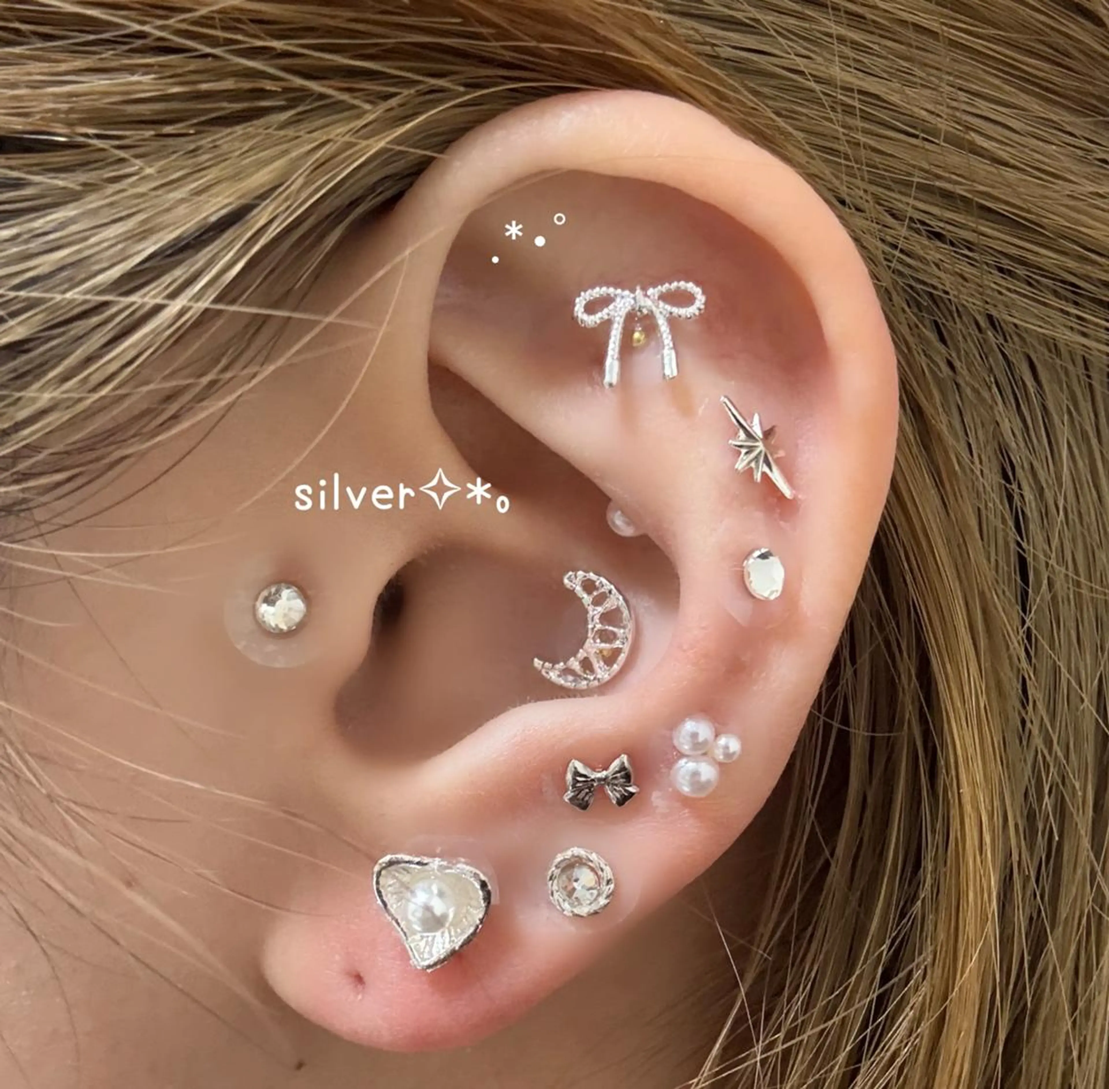 【4月限定💄】《耳ツボジュエリー》耳つぼjewelry※20個まで[岡山市北区柳町・中央町]の写真