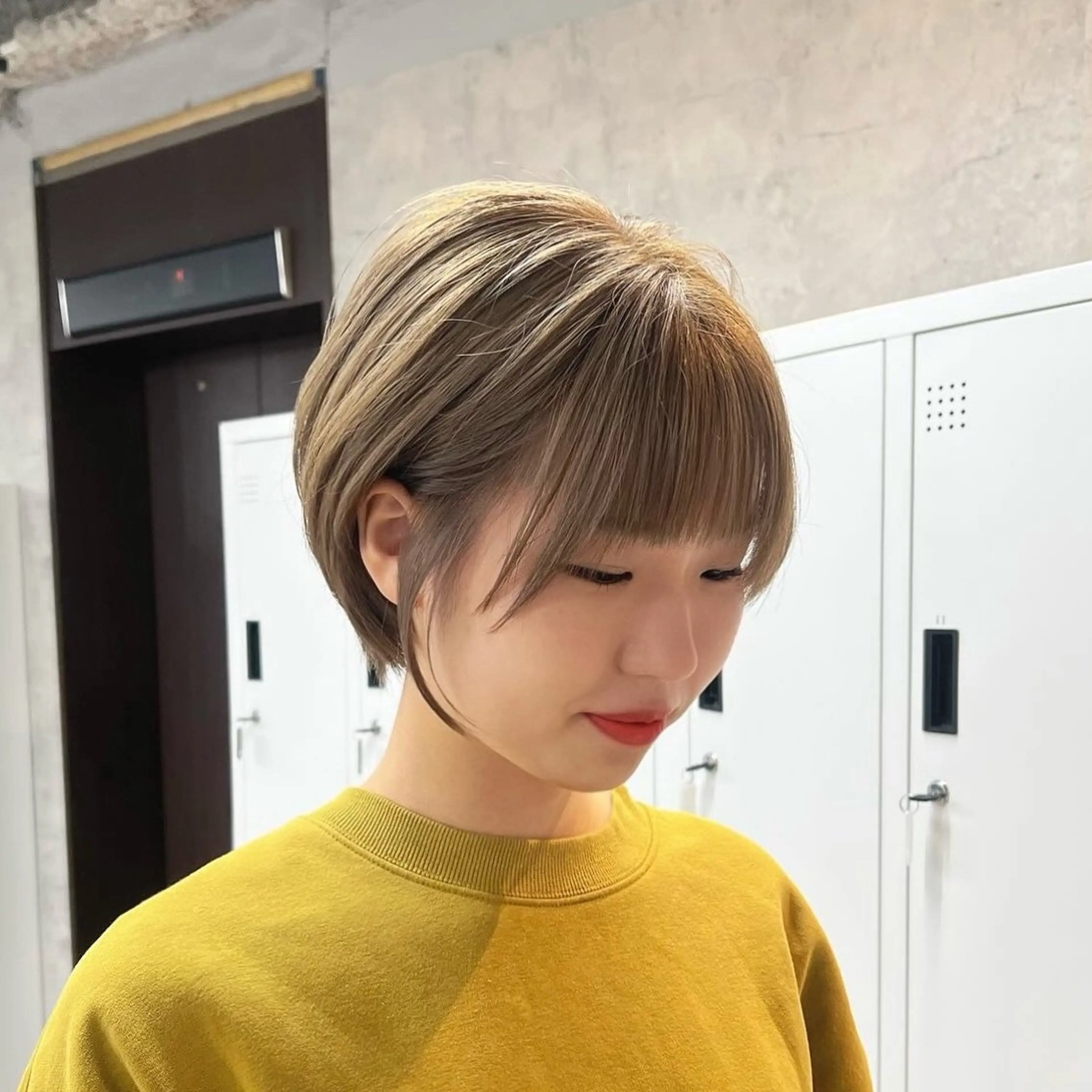 ショート カラー JUNSHIN🦋 ヘアセット／カラーのヘアスタイル